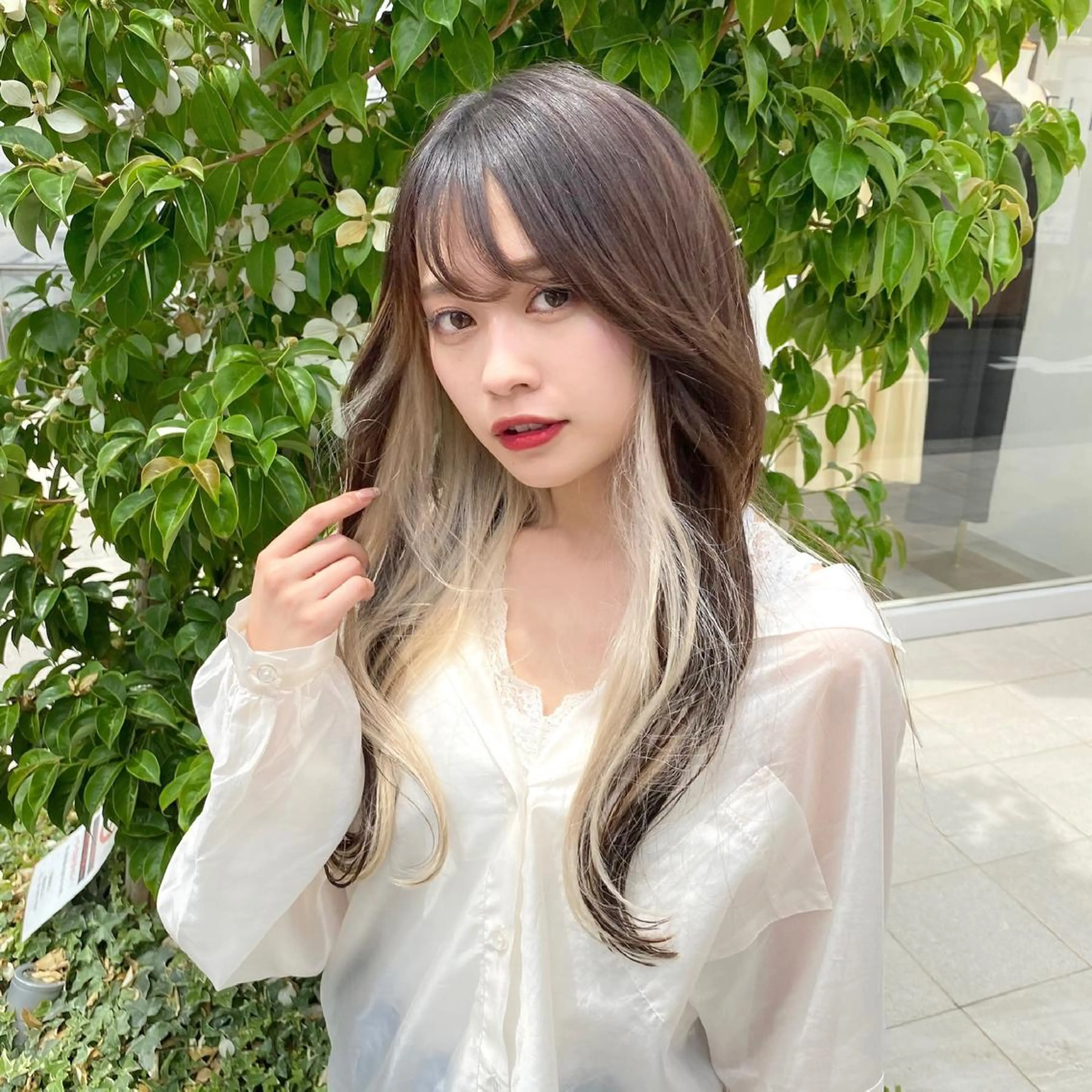 ロング 新宿/韓国風レイヤー 髪質改善/渋谷直樹のヘアスタイル