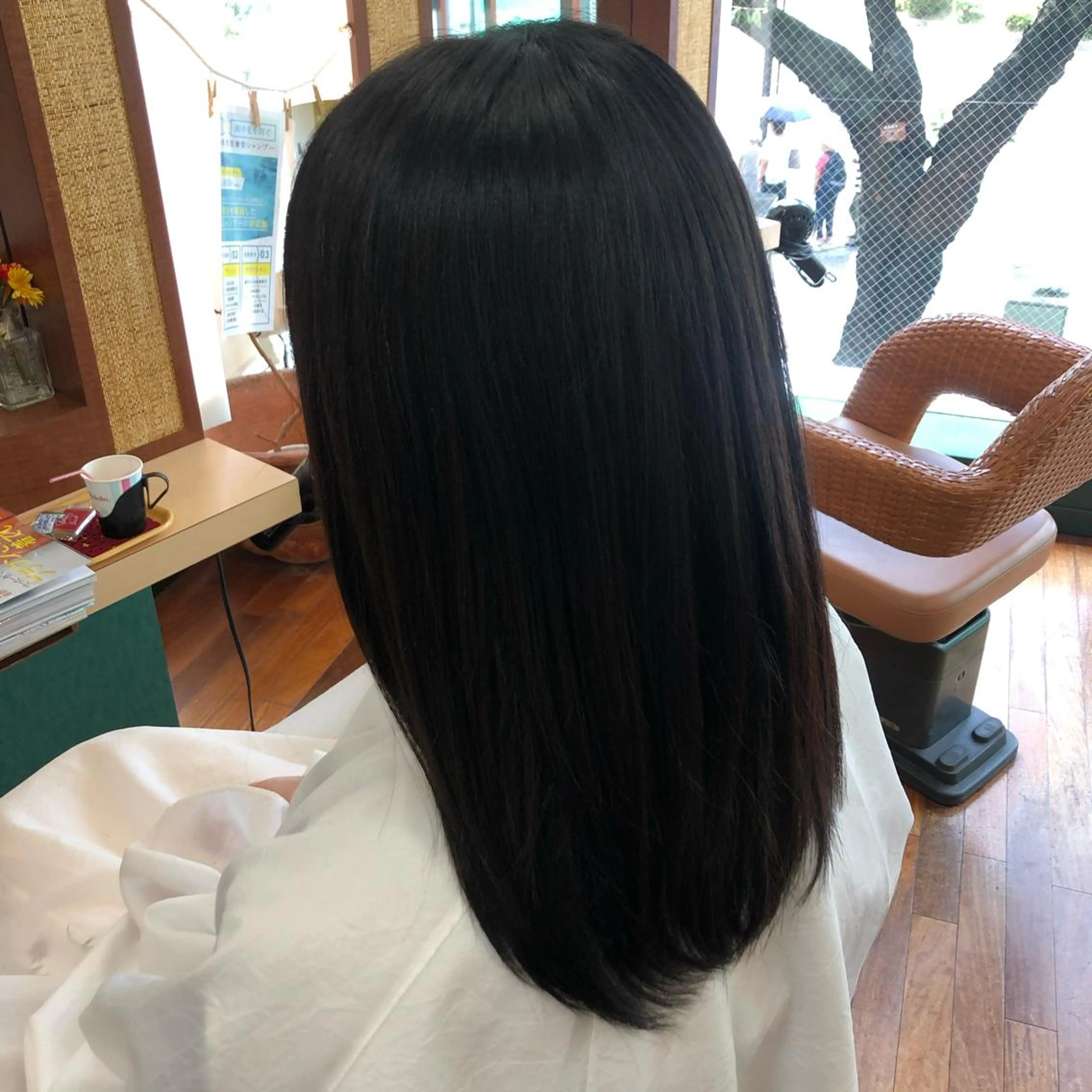 ロング 髪質改善 縮毛矯正 髪質改善/艶カラー 塩野成一のヘアスタイル