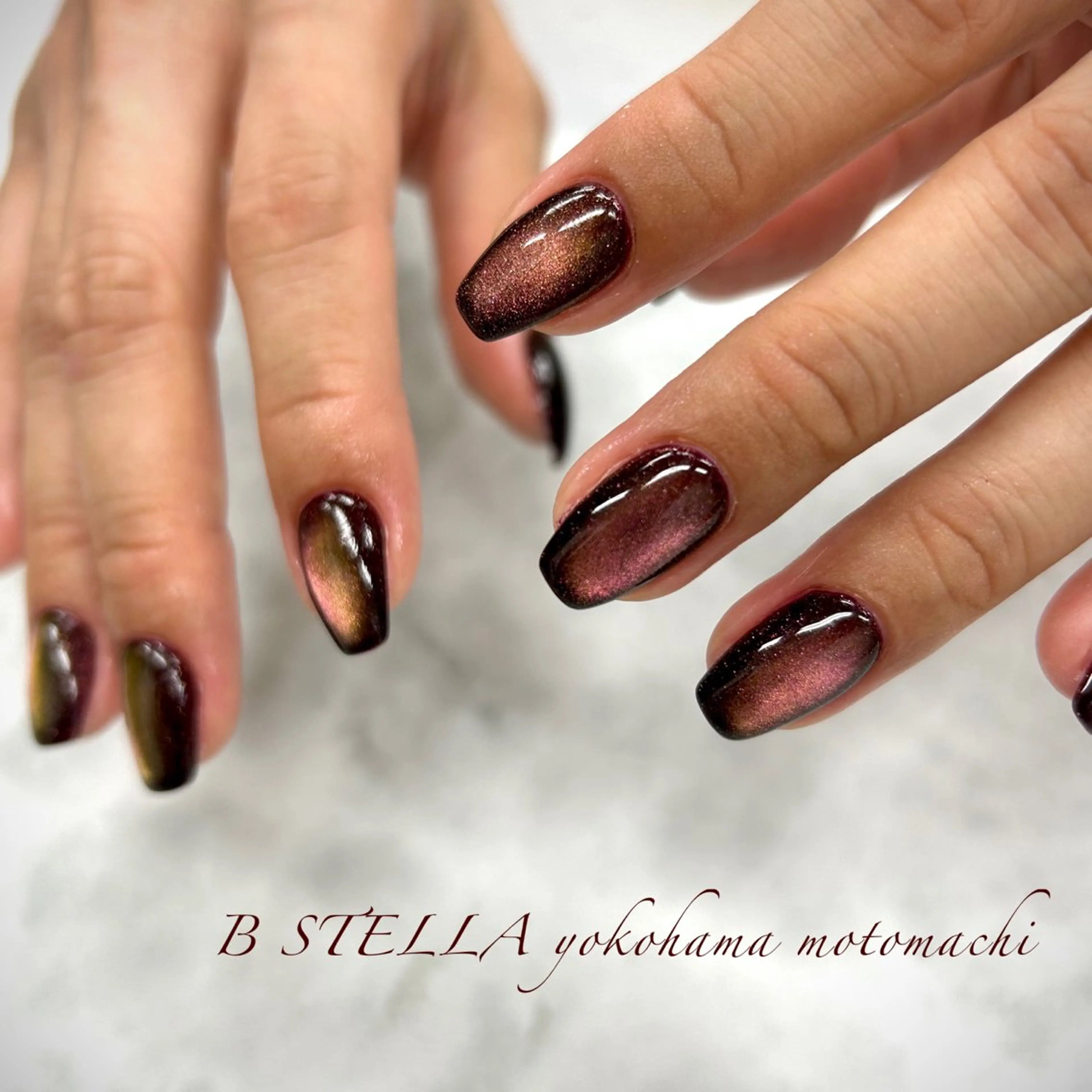 ネイル マグネットネイル B☆STELLA SUNAKAWAのネイルデザイン