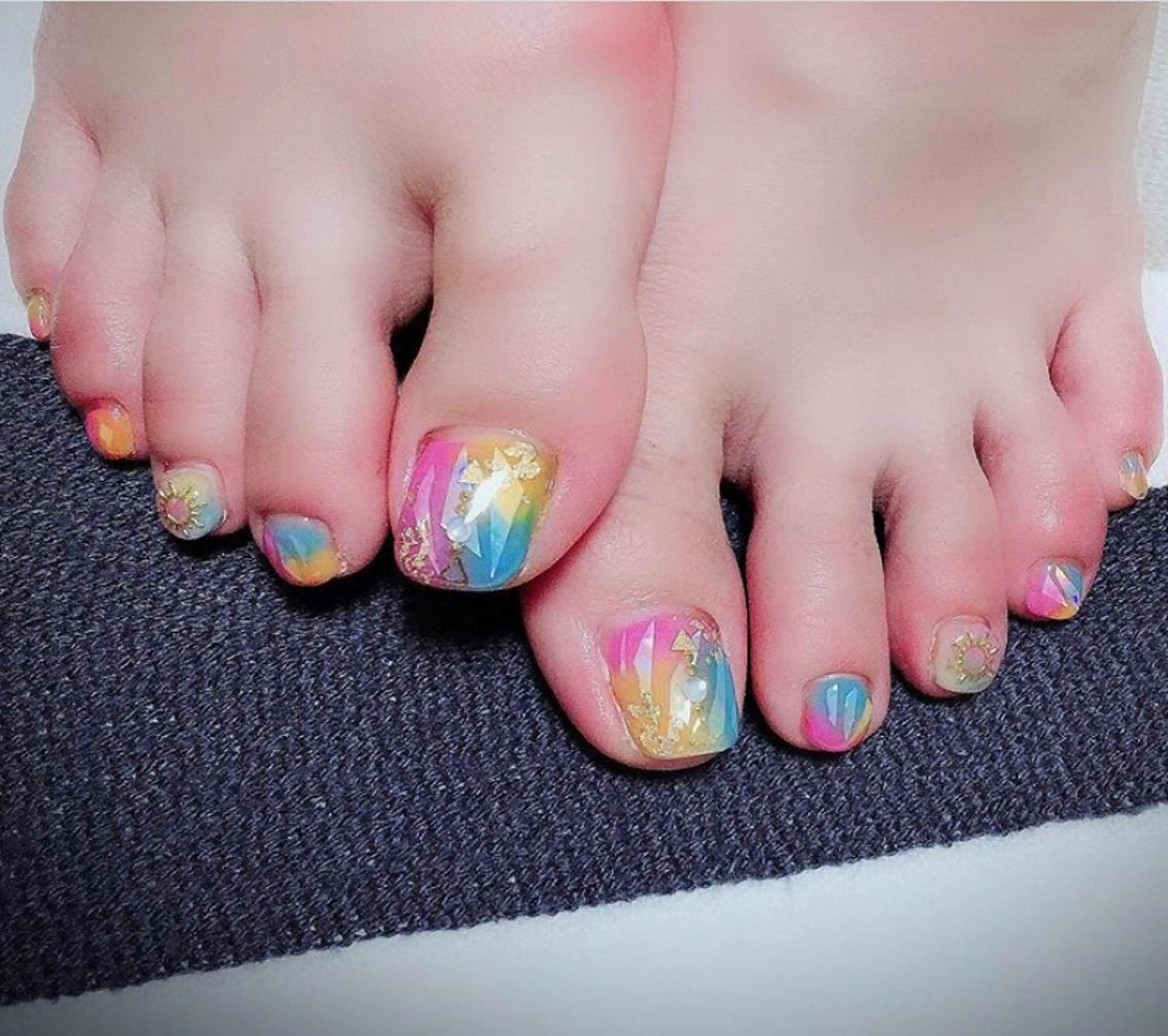 ネイル クリアネイル ストーンネイル Garden Takeuchiのネイルデザイン