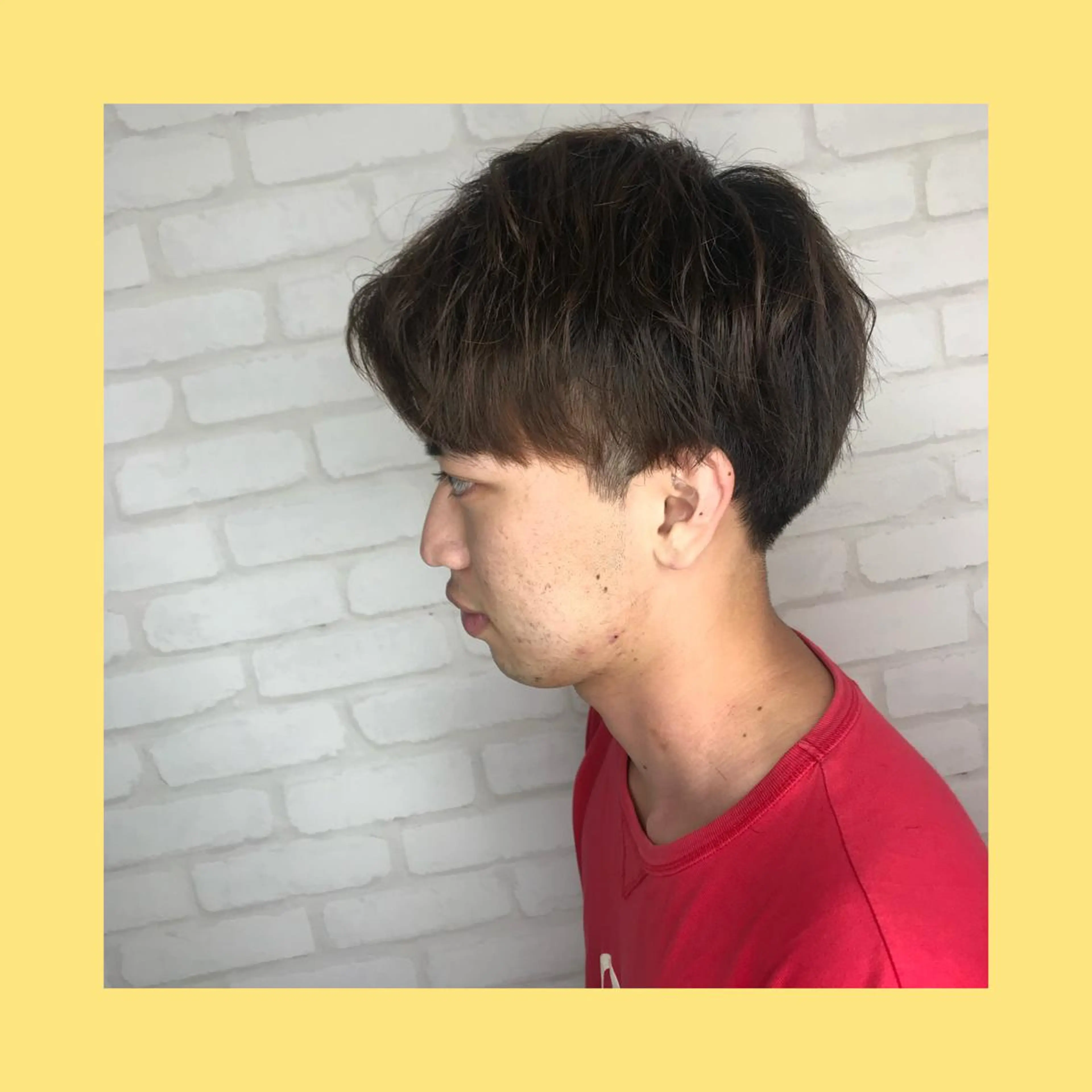 ショート メンズ マッシュ レイヤーカット ヘアメイクモデル 募集中💛kinoのヘアスタイル