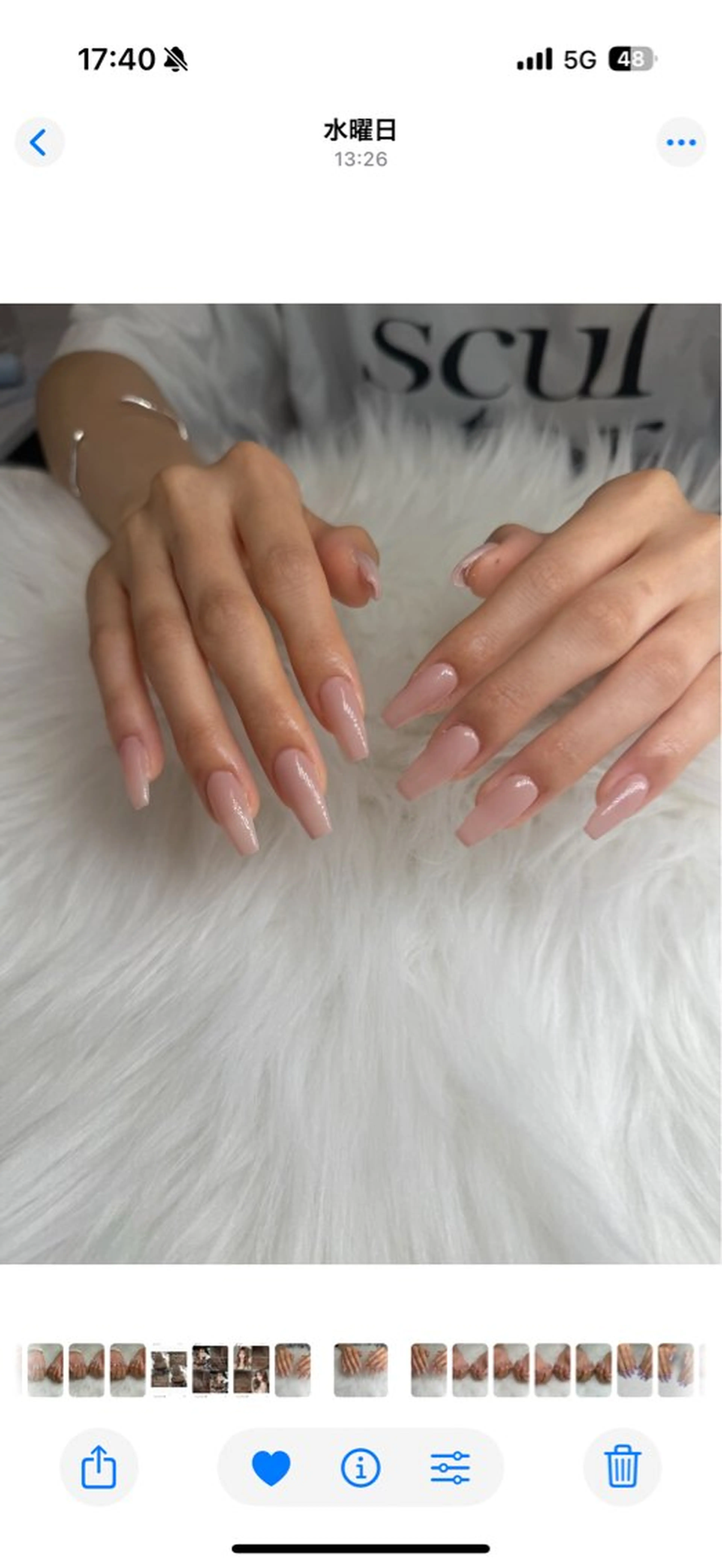 ネイル ワンカラーネイル ネイルチップ hazuki ☽ 4月予約受付中✨のネイルデザイン