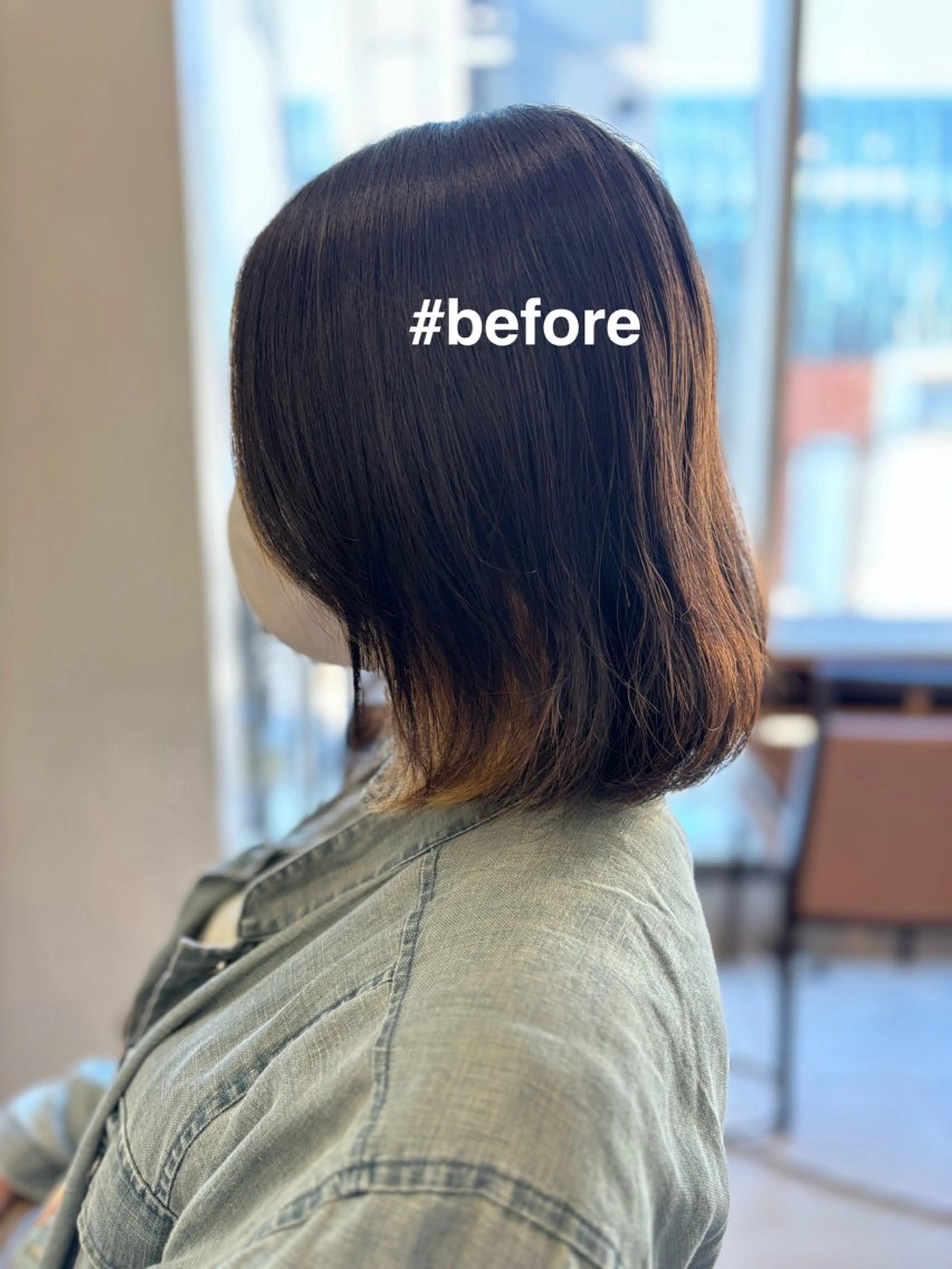 カラー レッドカラー ボブ/ミディアム 親しみやすさ/さくらのヘアスタイル