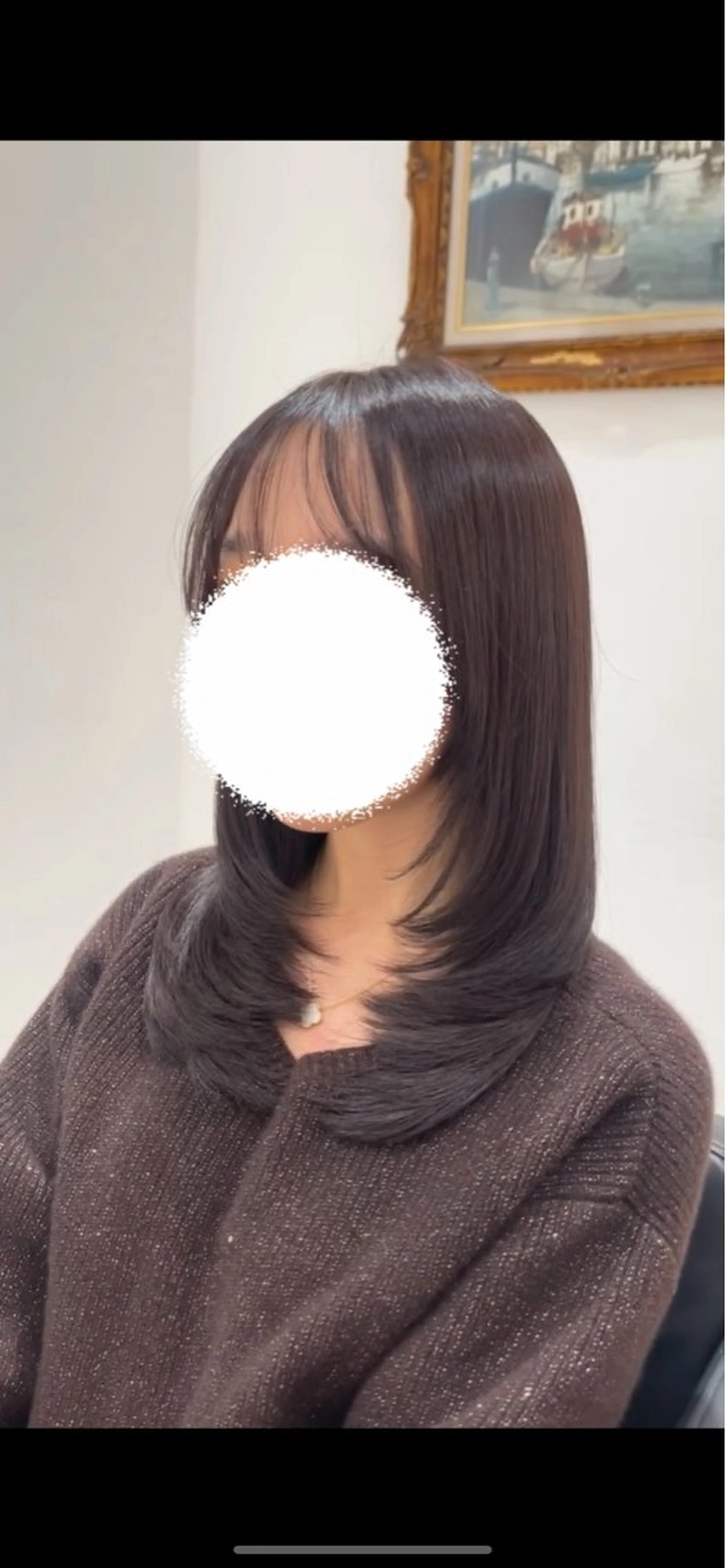 セミロング 【AIR銀座】 園田萌華のヘアスタイル