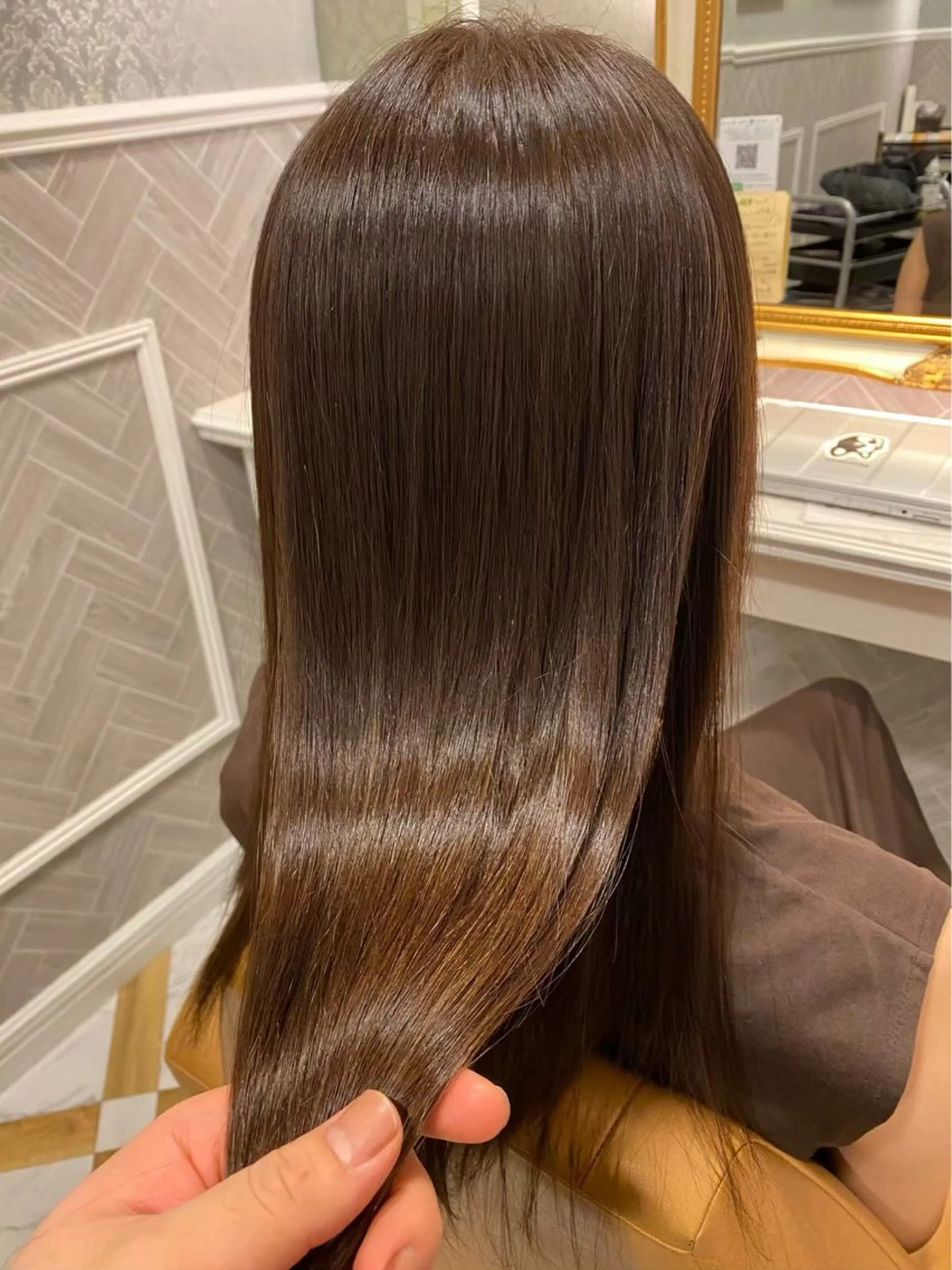 ロング カラー ブラウンカラー 透明感カラー レイヤー/艶髪/ 髪質改善/YUYAのヘアスタイル