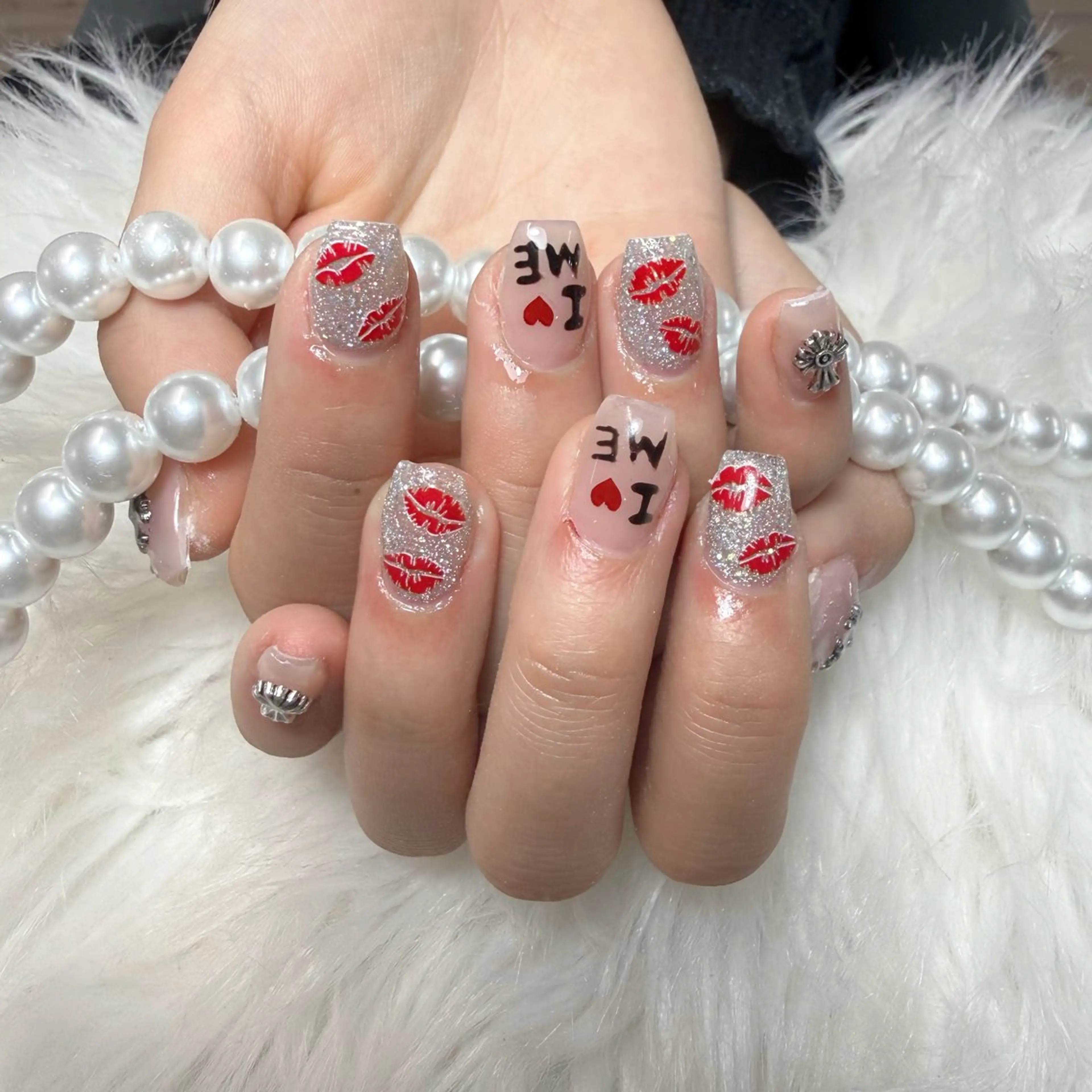 ネイル ハンドネイル 🎀nana🫧 ワンホンネイル🎀のネイルデザイン