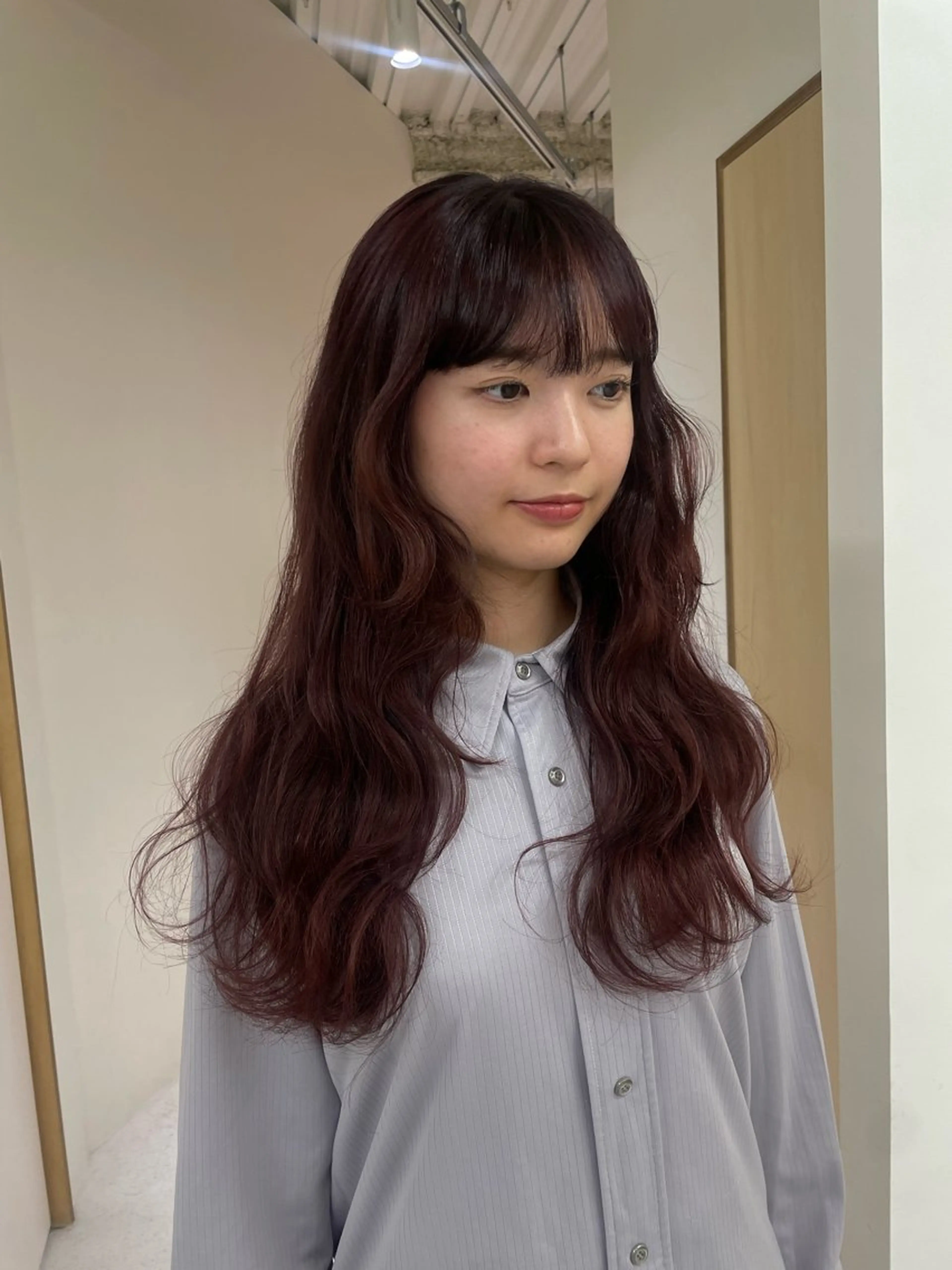ロング カラー トリートメント カット ヘアカラー トリートメント DEEokazaki hina.Oのヘアスタイル