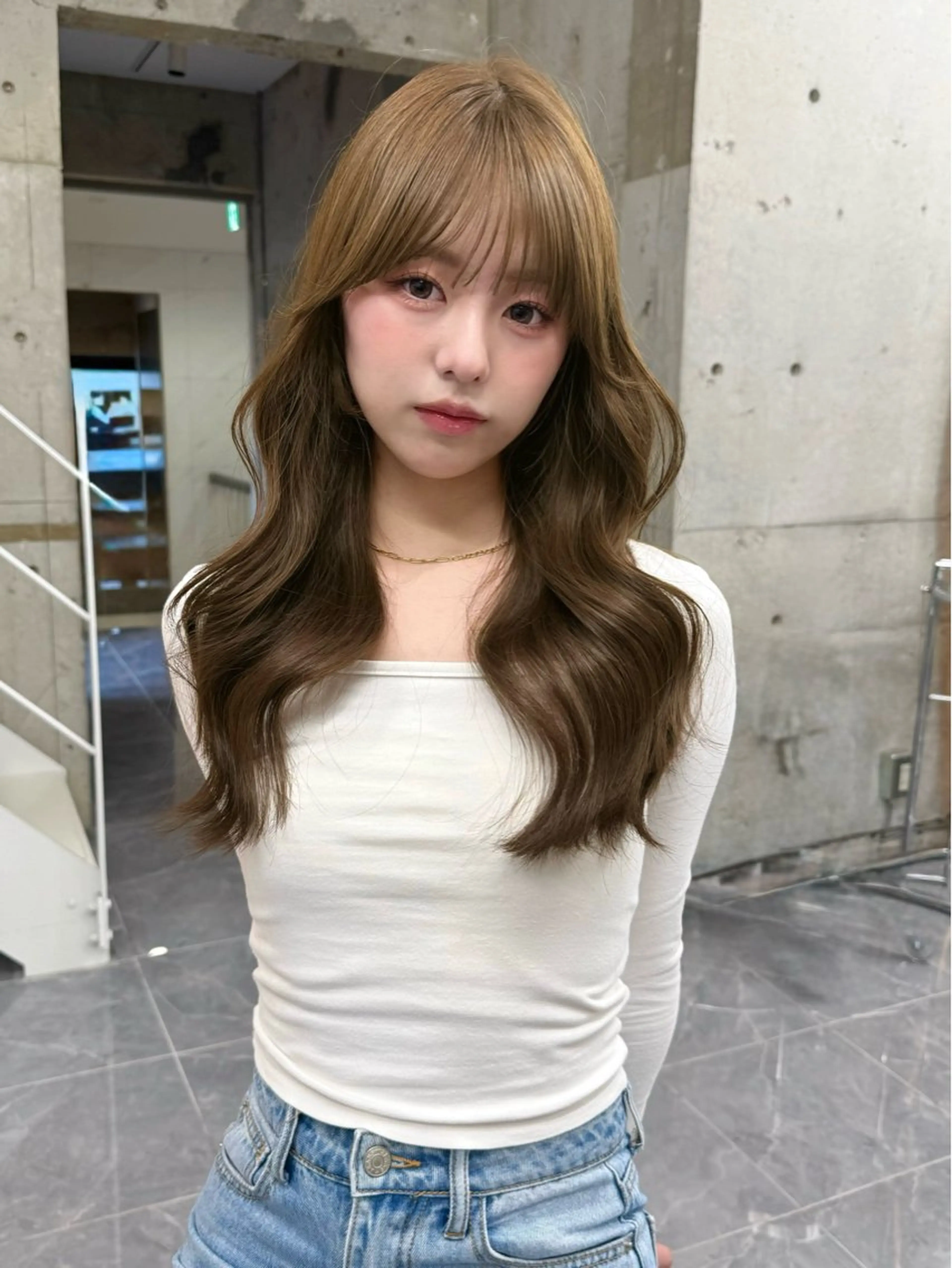 ケアカラー/柔らかい透明感たっぷりカラー🎗️の写真