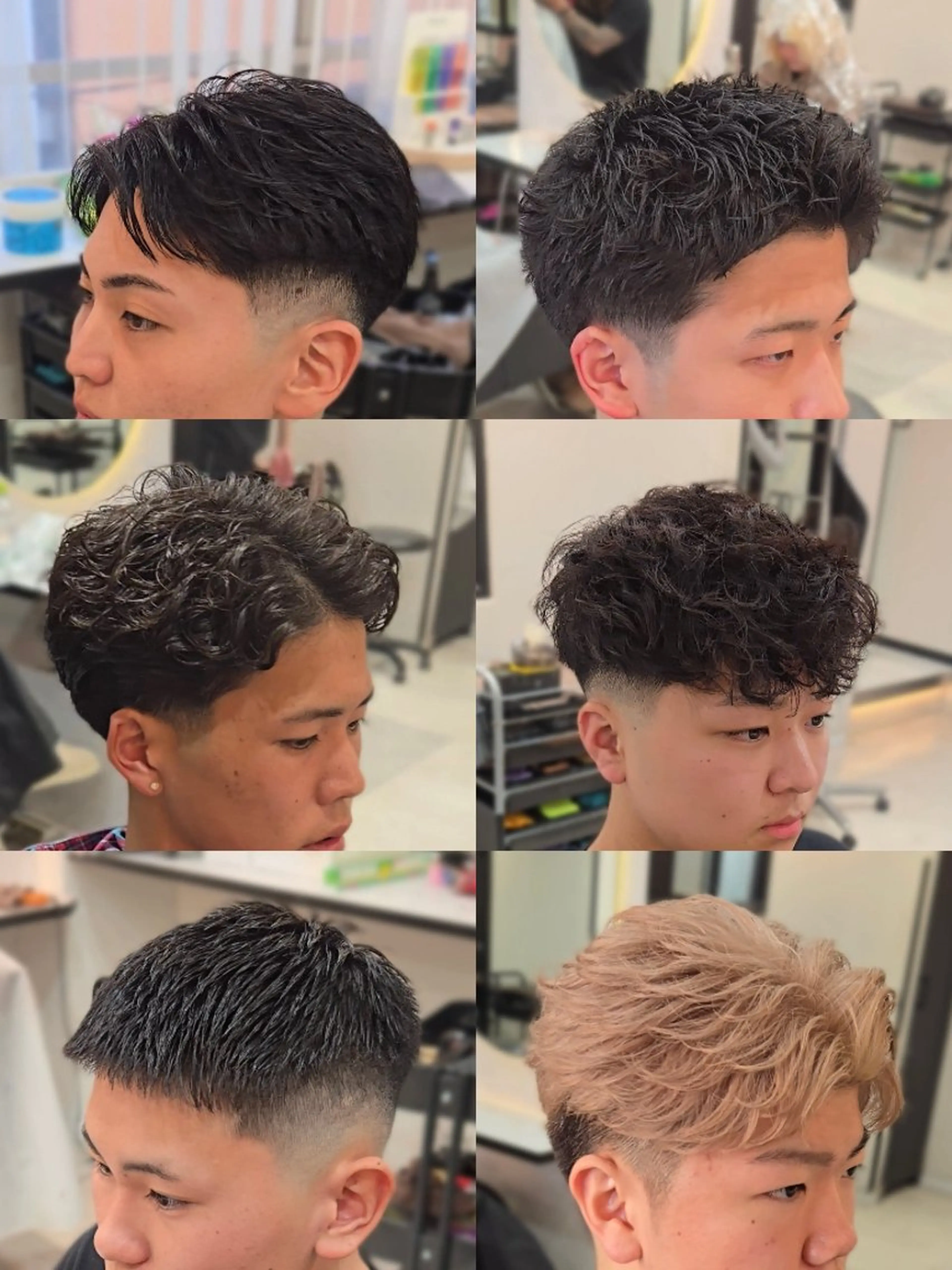 メンズ ショート パーマ メンズパーマ カット ヘアセット LEN名古屋/パーマ 海外ヘア/メンズ特化のヘアスタイル