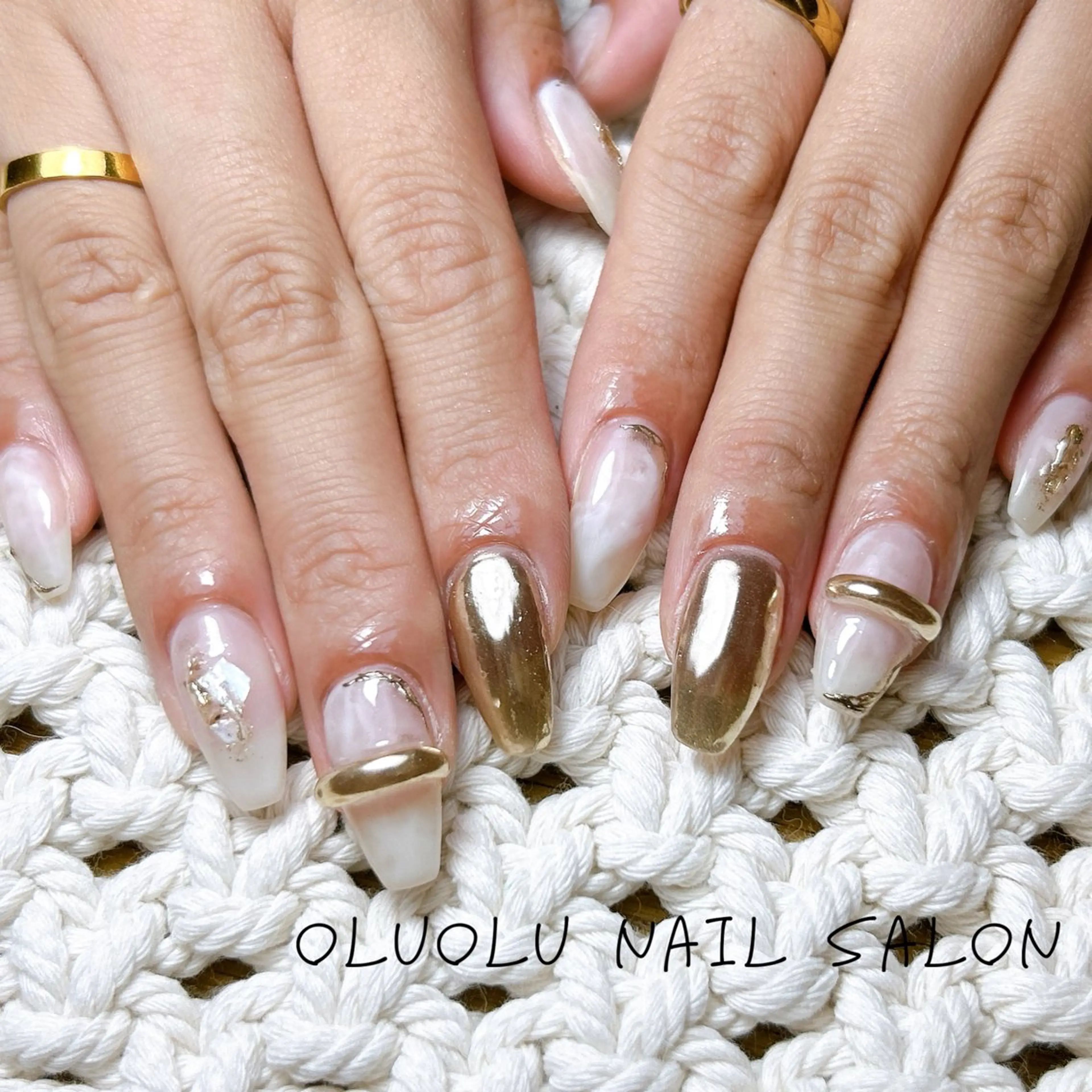 ネイル ニュアンスネイル oluolu nailsalonのネイルデザイン