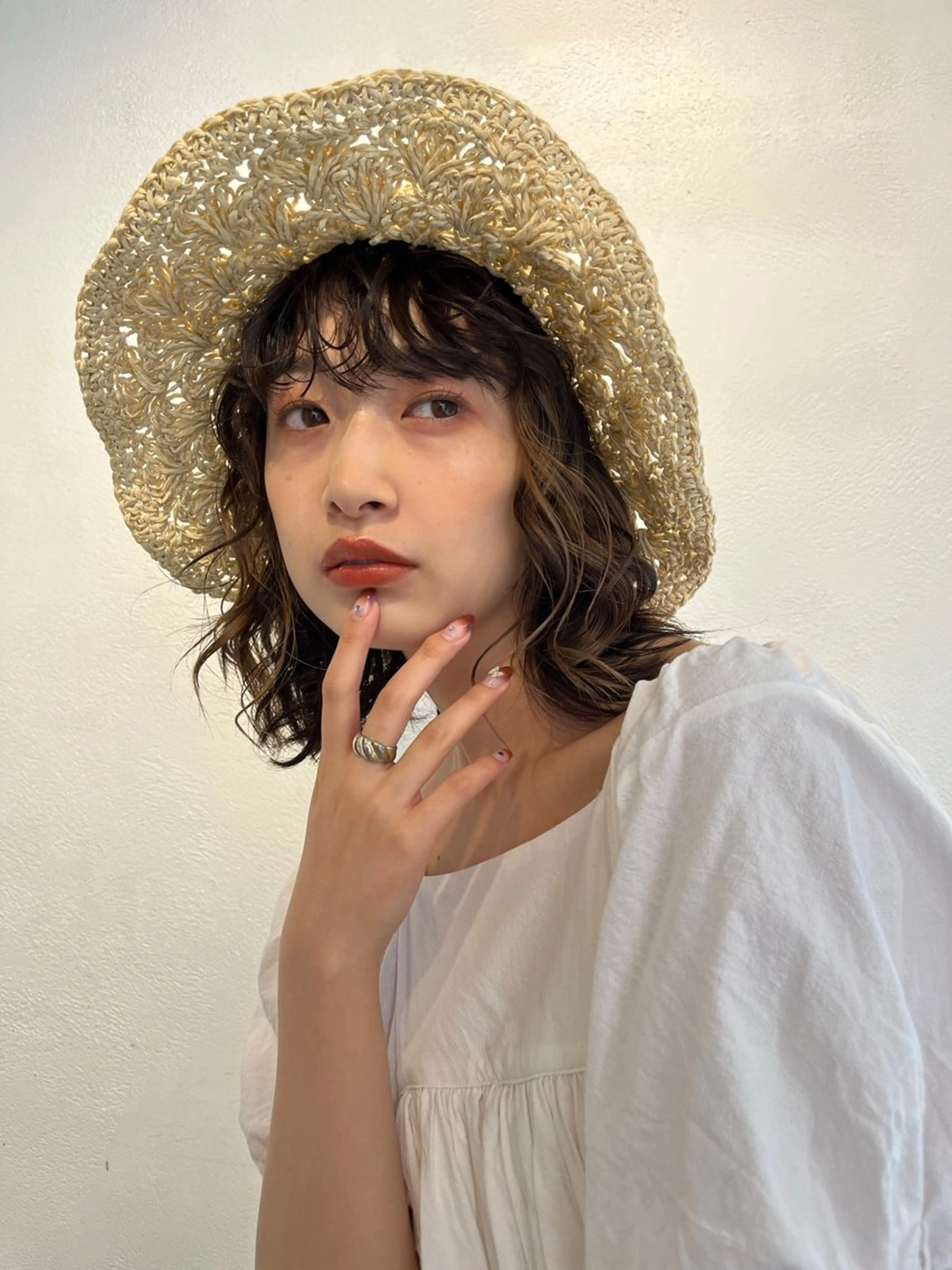 ミディアム ayano 🌱のヘアスタイル