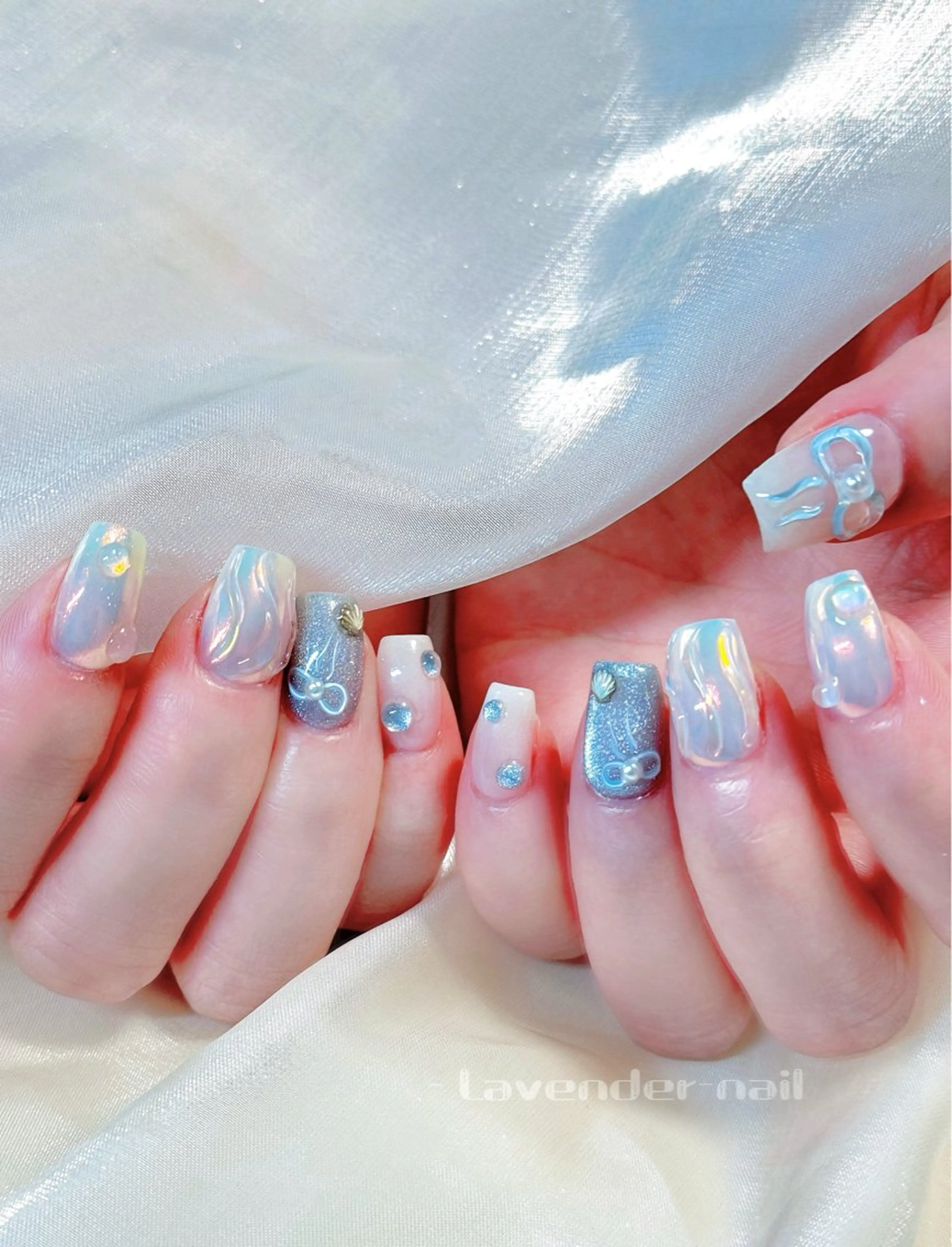 ネイル ハンドネイル Lavender nail·北18条のネイルデザイン