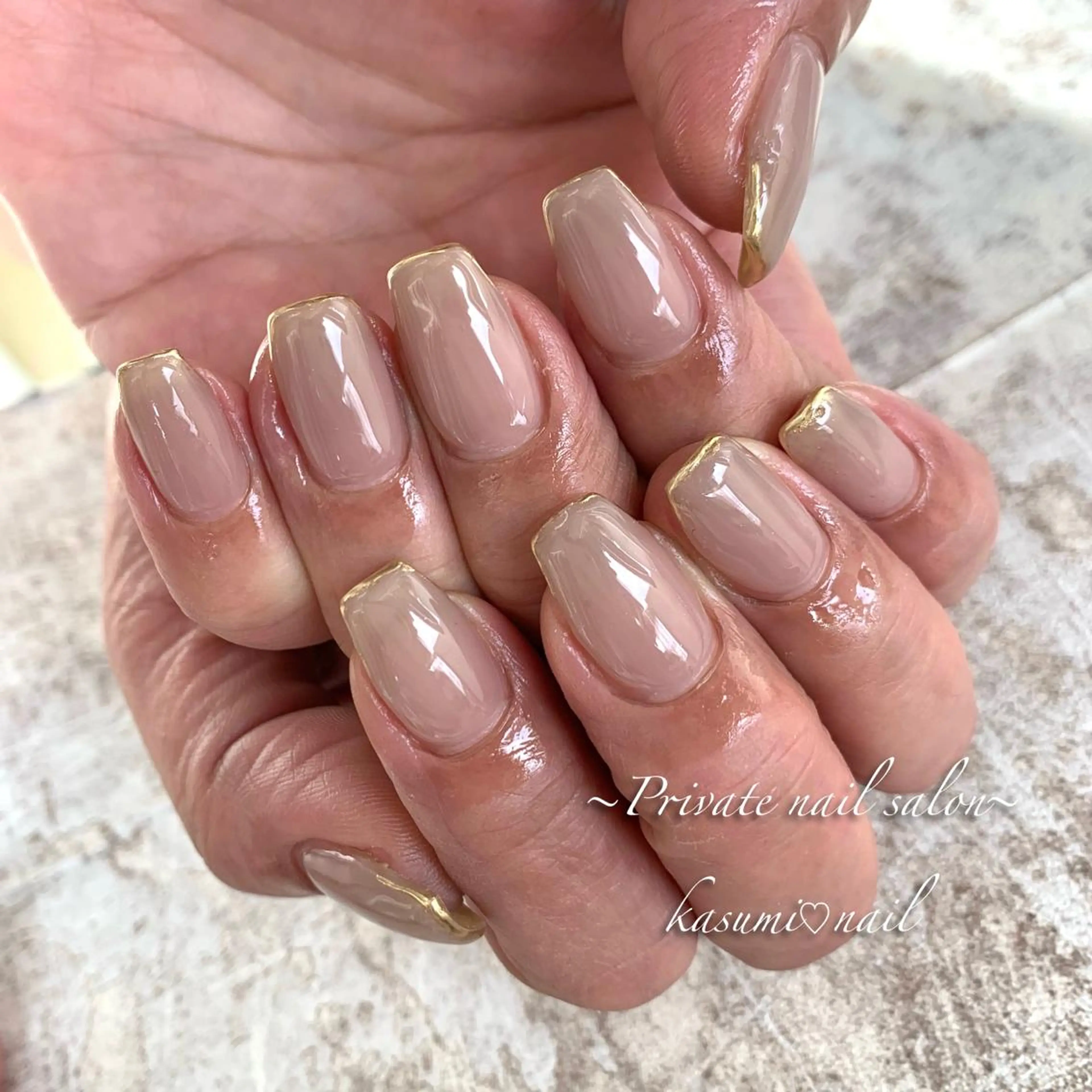 ネイル アートネイル ラメ(グリッター) マグネットネイル ミラーネイル ニュアンスネイル KASUMI♡ Nailのネイルデザイン