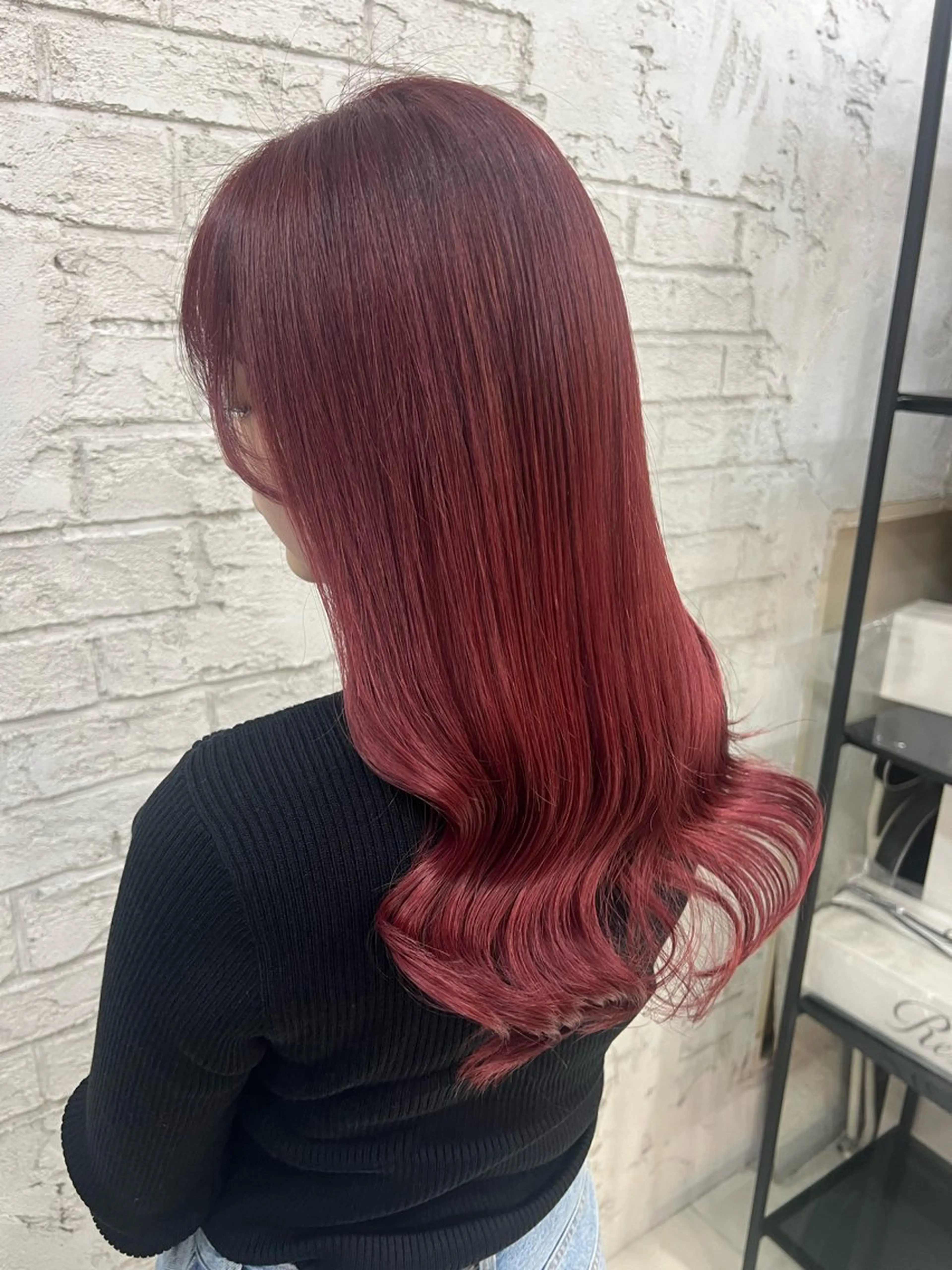 セミロング ヘアカラー エクステ＆艶カラー 🎀YURINA🎀のヘアスタイル