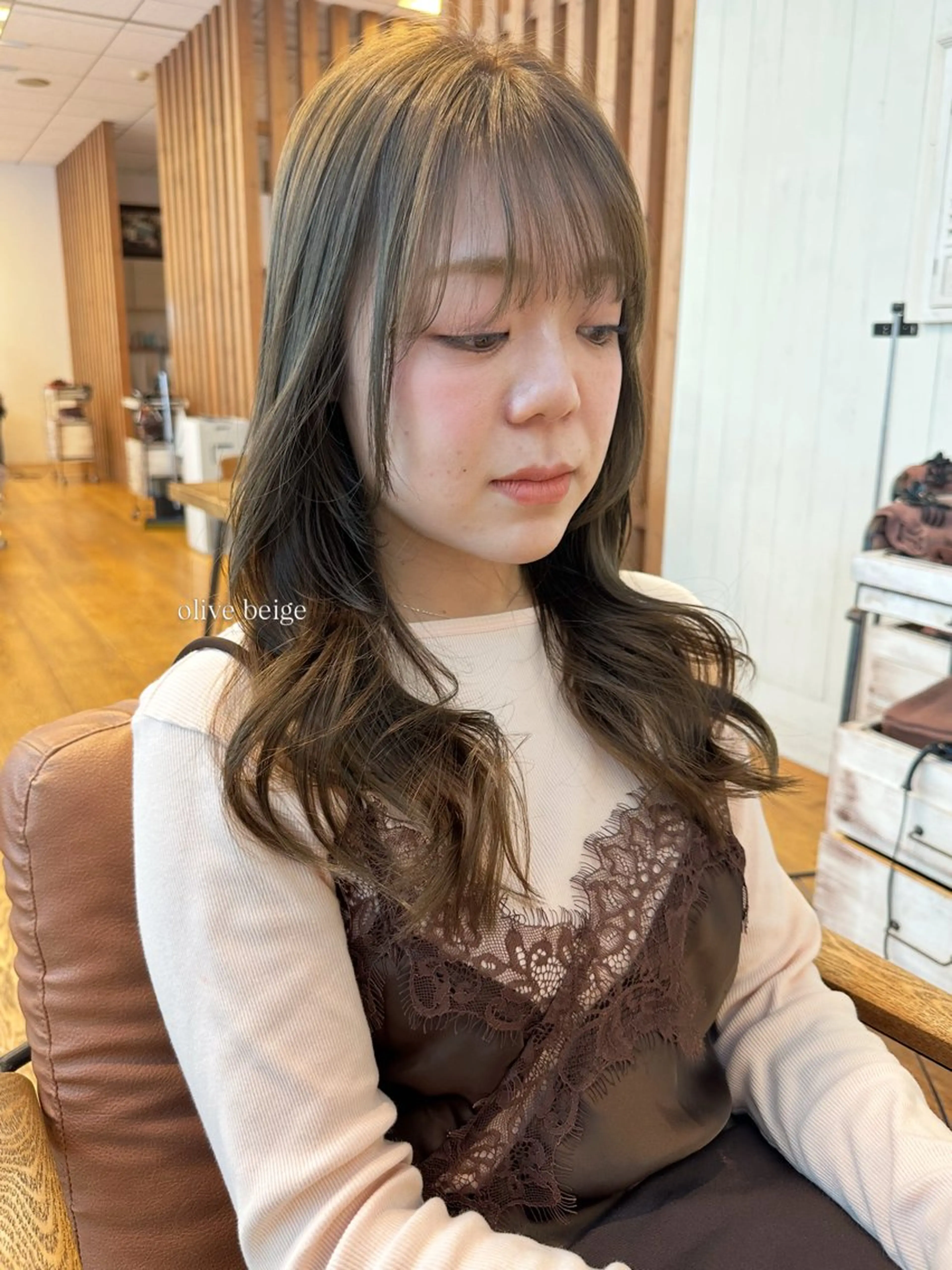 ミディアム ヘアカラー トリートメント iroha/大阪梅田 /ニュアンスカラーのヘアスタイル