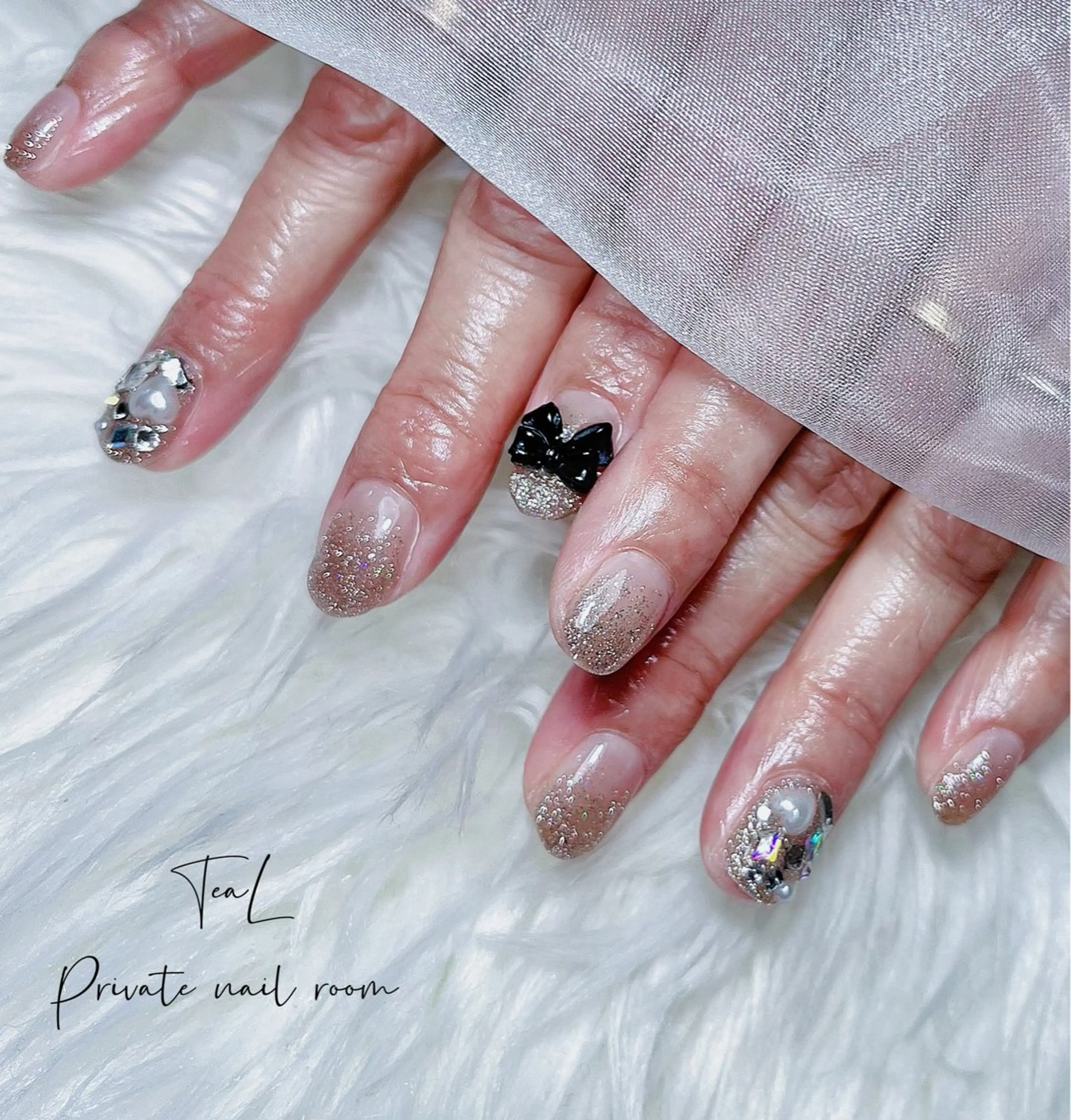 ネイル グラデーション TeaL nailのネイルデザイン