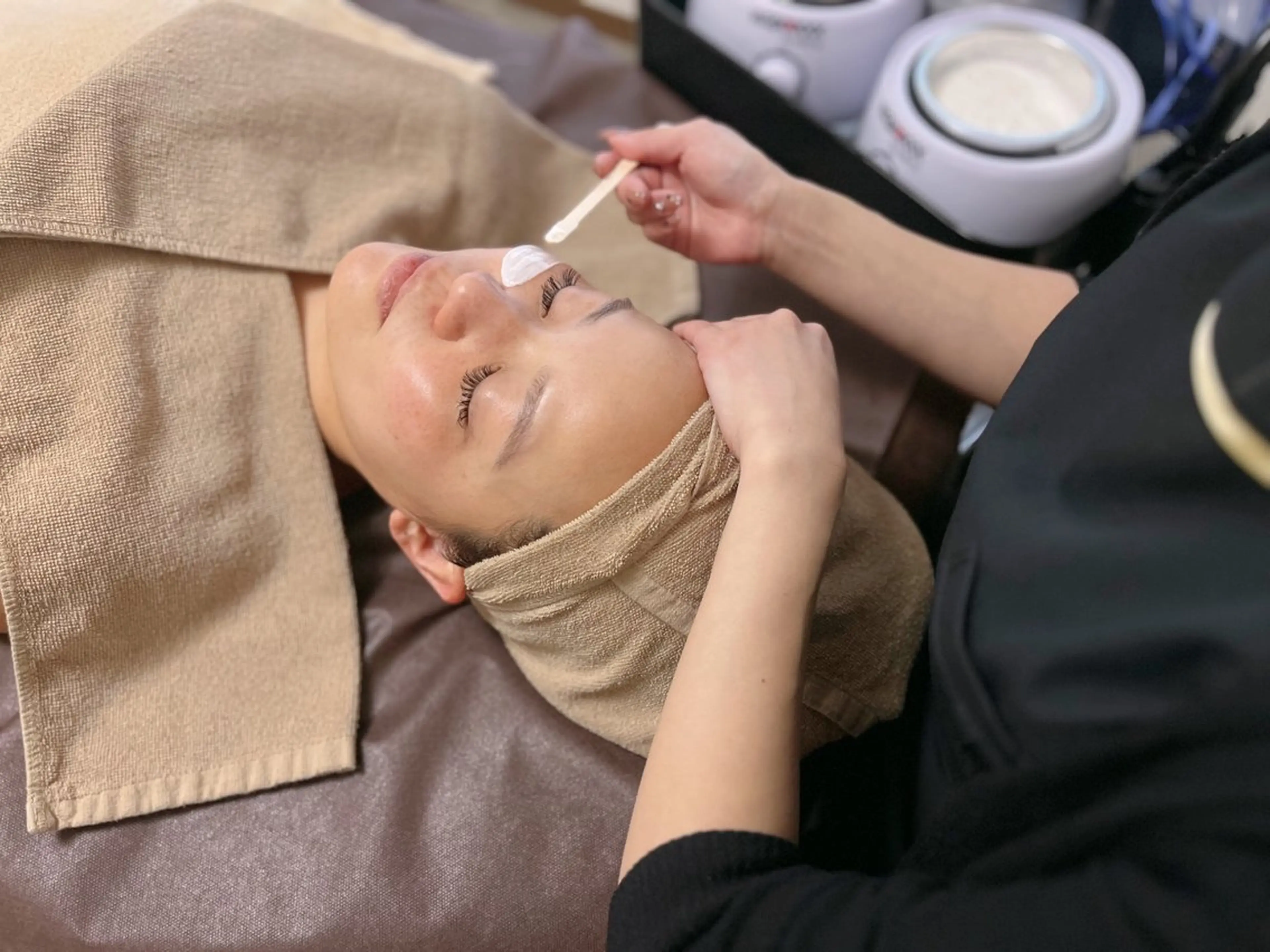 【フェイシャルWAX】¥10,000→¥6,500 美容液仕上げ💖白玉肌に✨️の写真