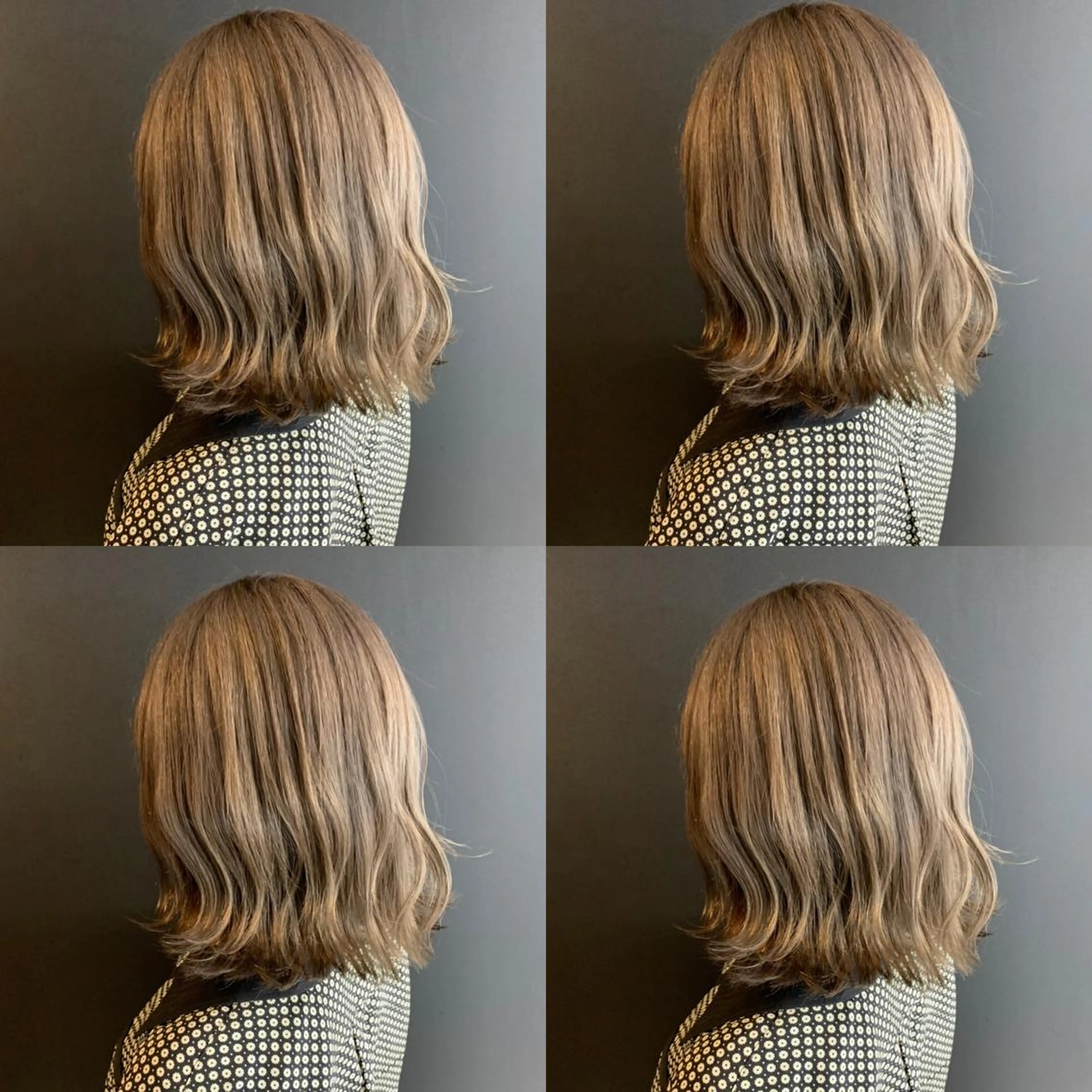 ショート カラー グレージュ ミルクティーグレージュ ✨髪質改善✖︎顔周り レイヤー✨ナカムラのヘアスタイル