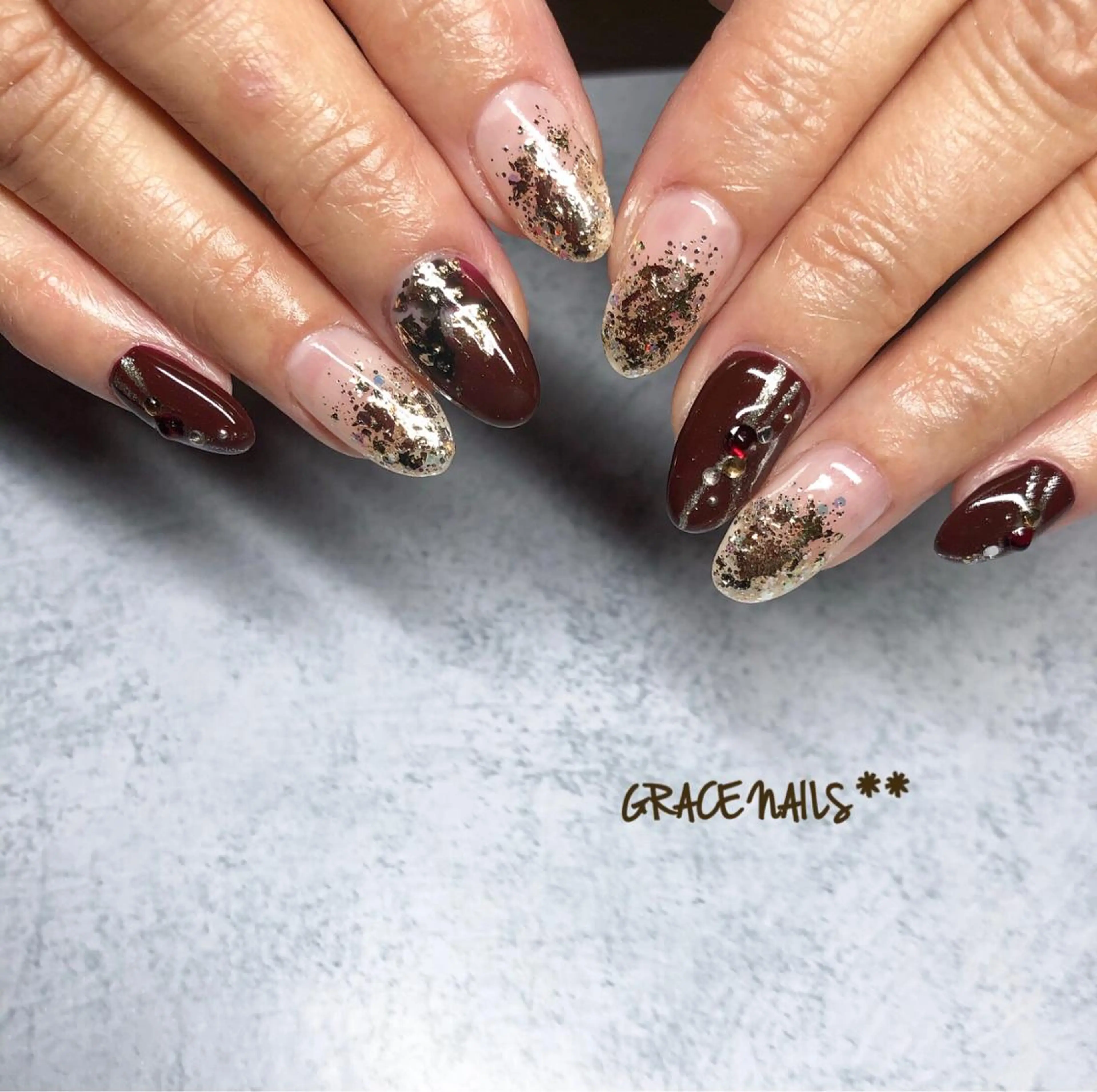 ネイル ハンドネイル フットネイル GRACE NAILSのネイルデザイン