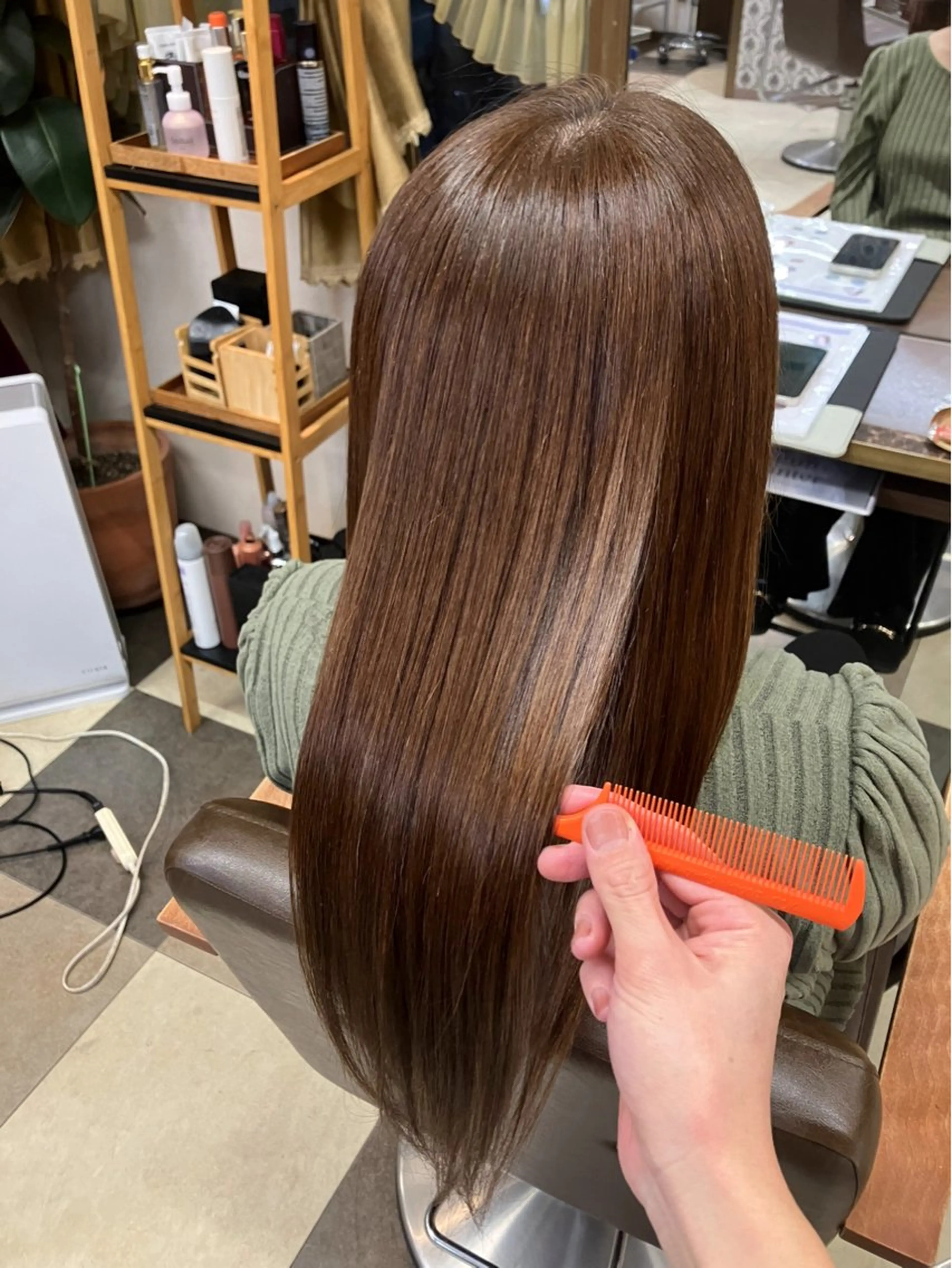 ロング 阿部 雲母のヘアスタイル