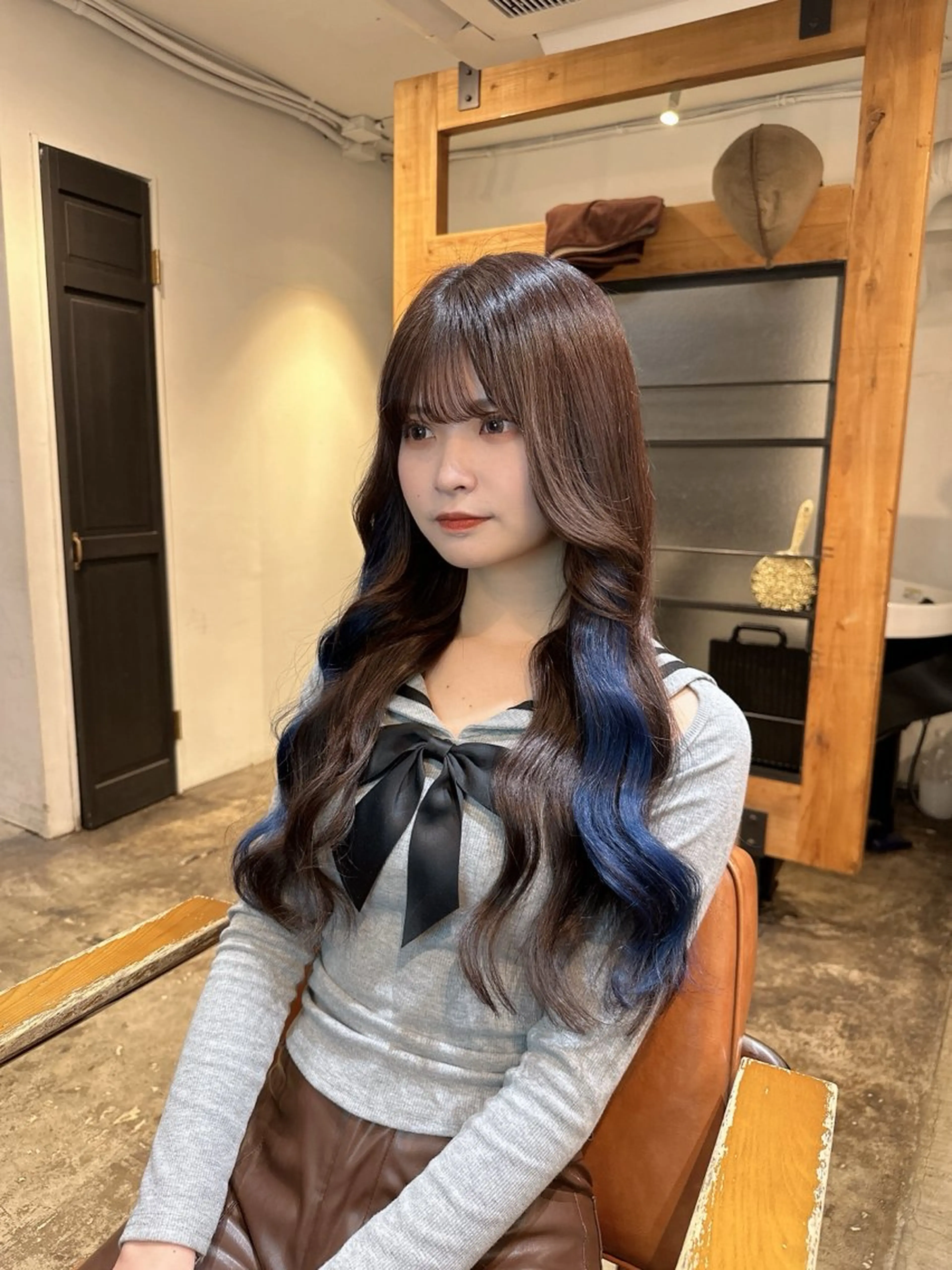 ロング ヘアカラー 秋葉原　柏木絢汰 ✨当日予約okのヘアスタイル