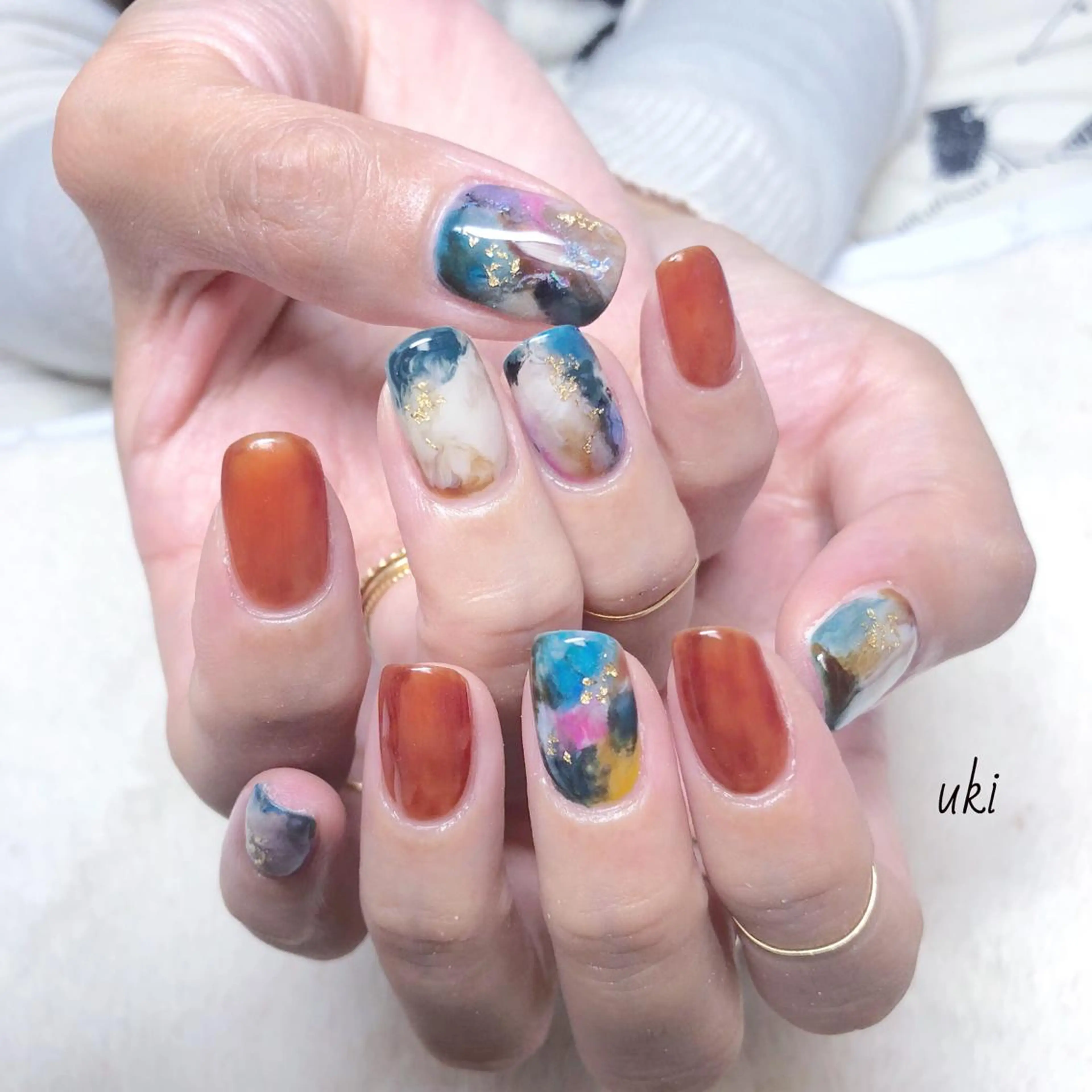 ネイル ハンドネイル Ameri nail /UKIのネイルデザイン