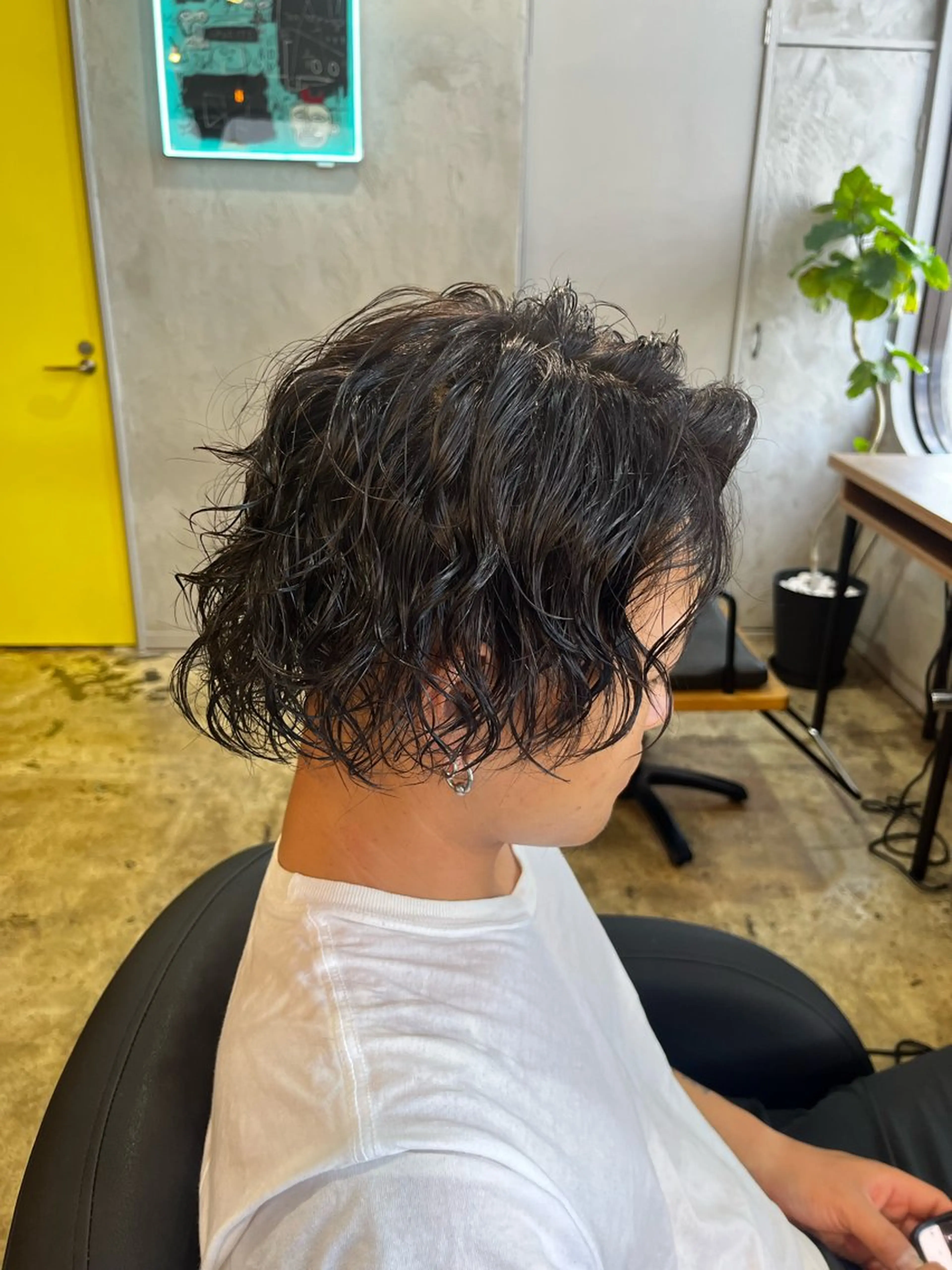 men’sカット＋スパイラルパーマ🌀の写真