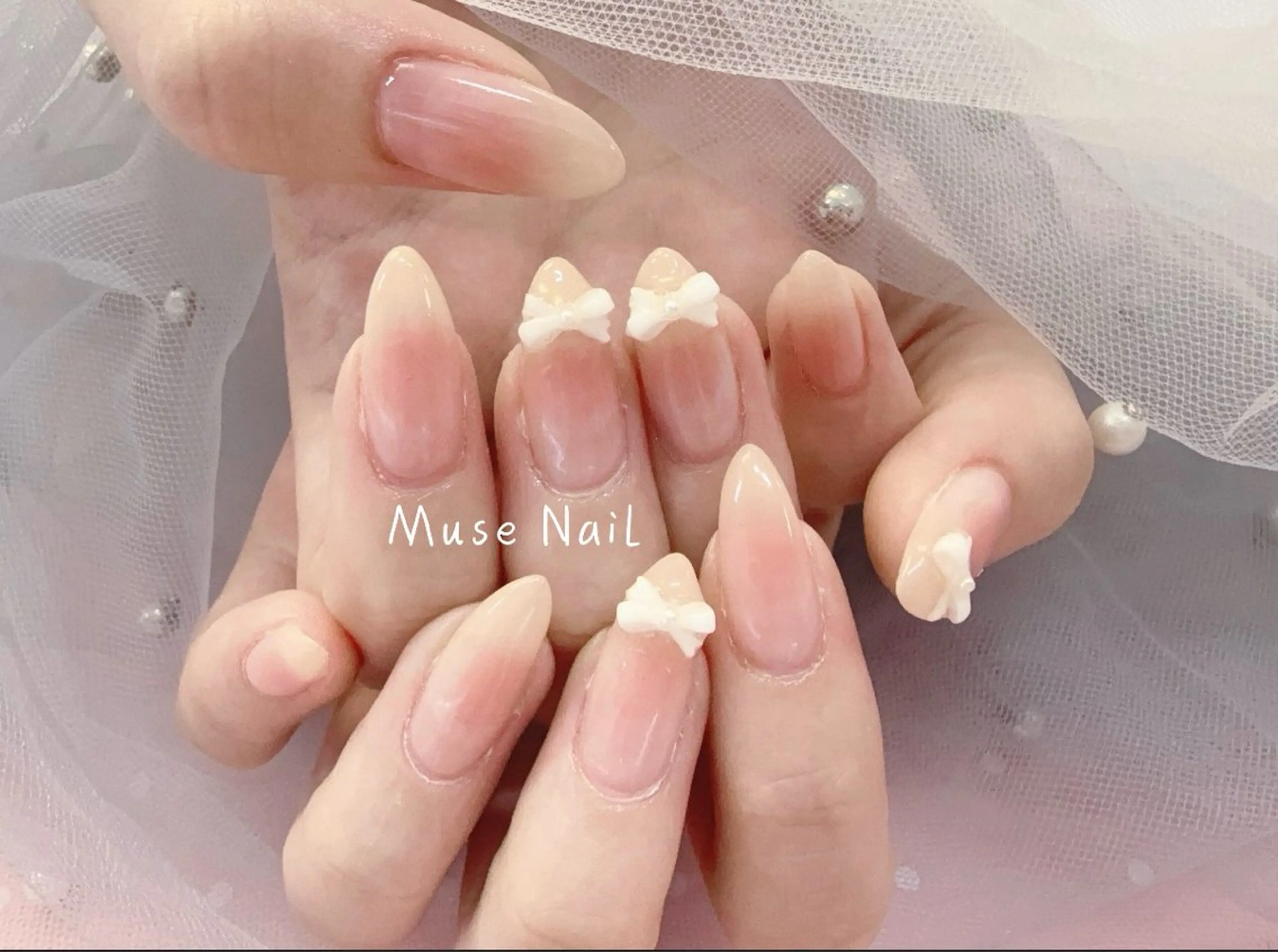 ネイル チークネイル ハンドネイル muse nailのネイルデザイン