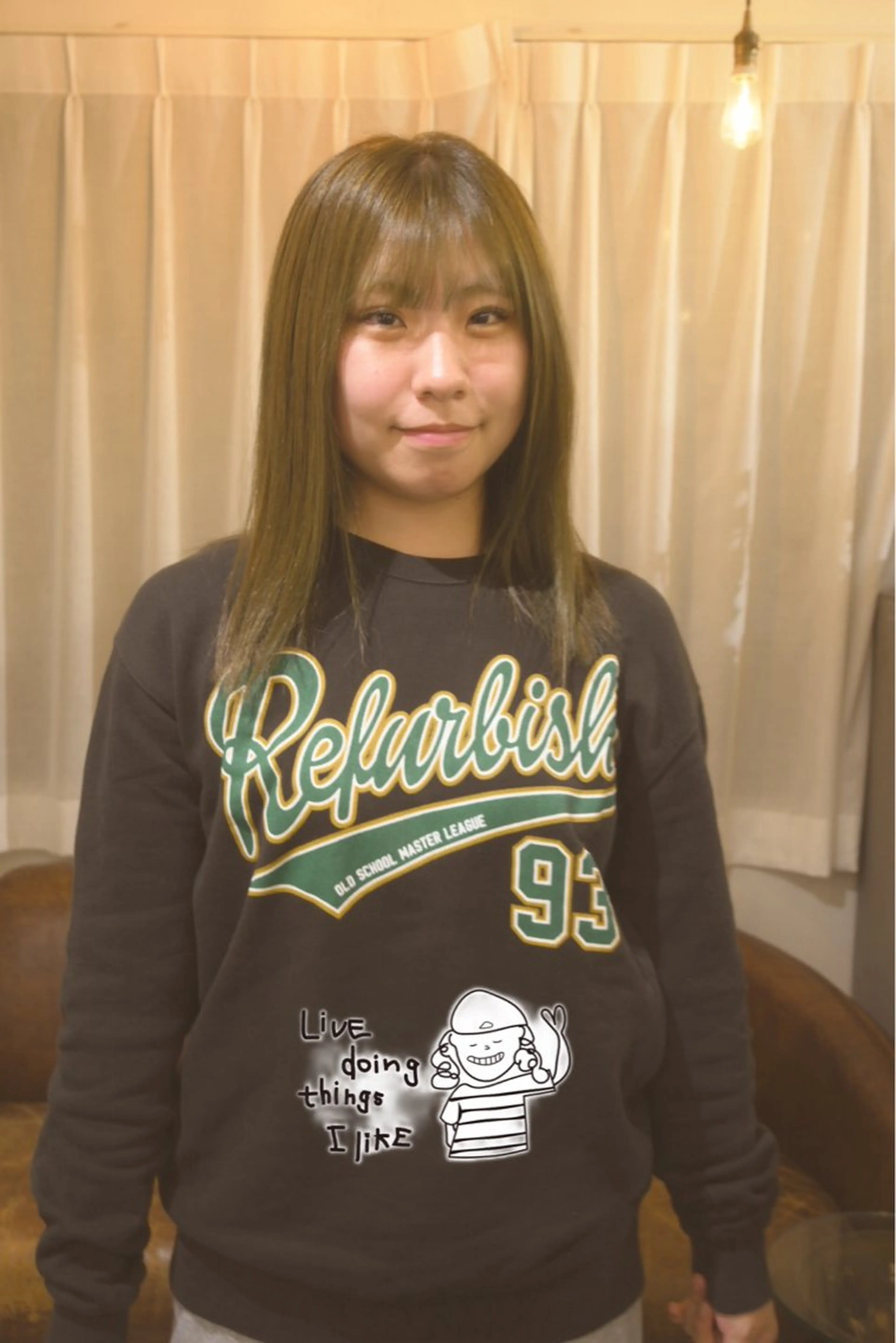 カラー 崎園 佑真のヘアスタイル