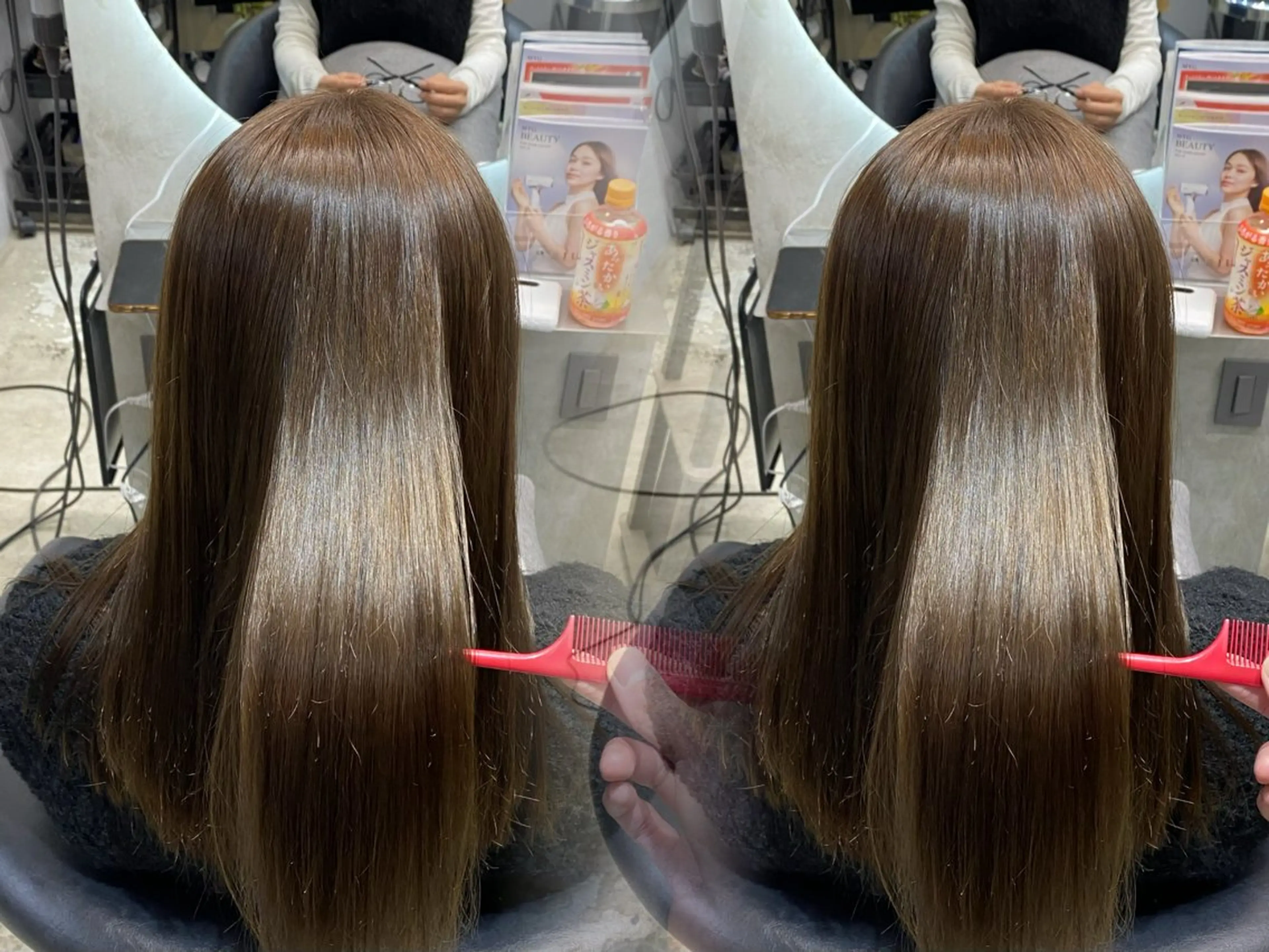 ロング カラー 髪質改善 トリートメント カット トリートメント レイヤー×髪質改善✨ 渋谷/佐藤侑哉のヘアスタイル