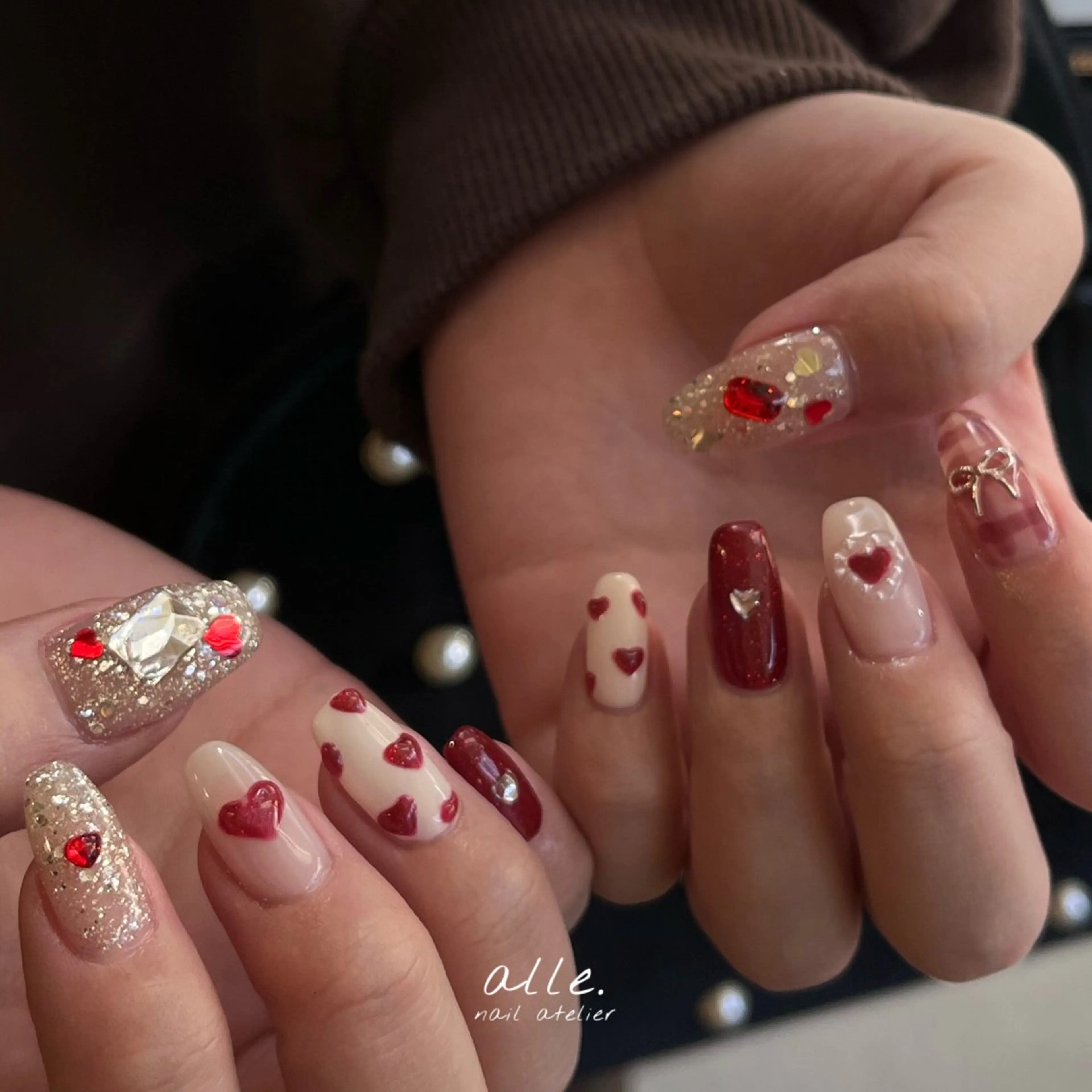 ネイル ハンドネイル atelier alle.のネイルデザイン