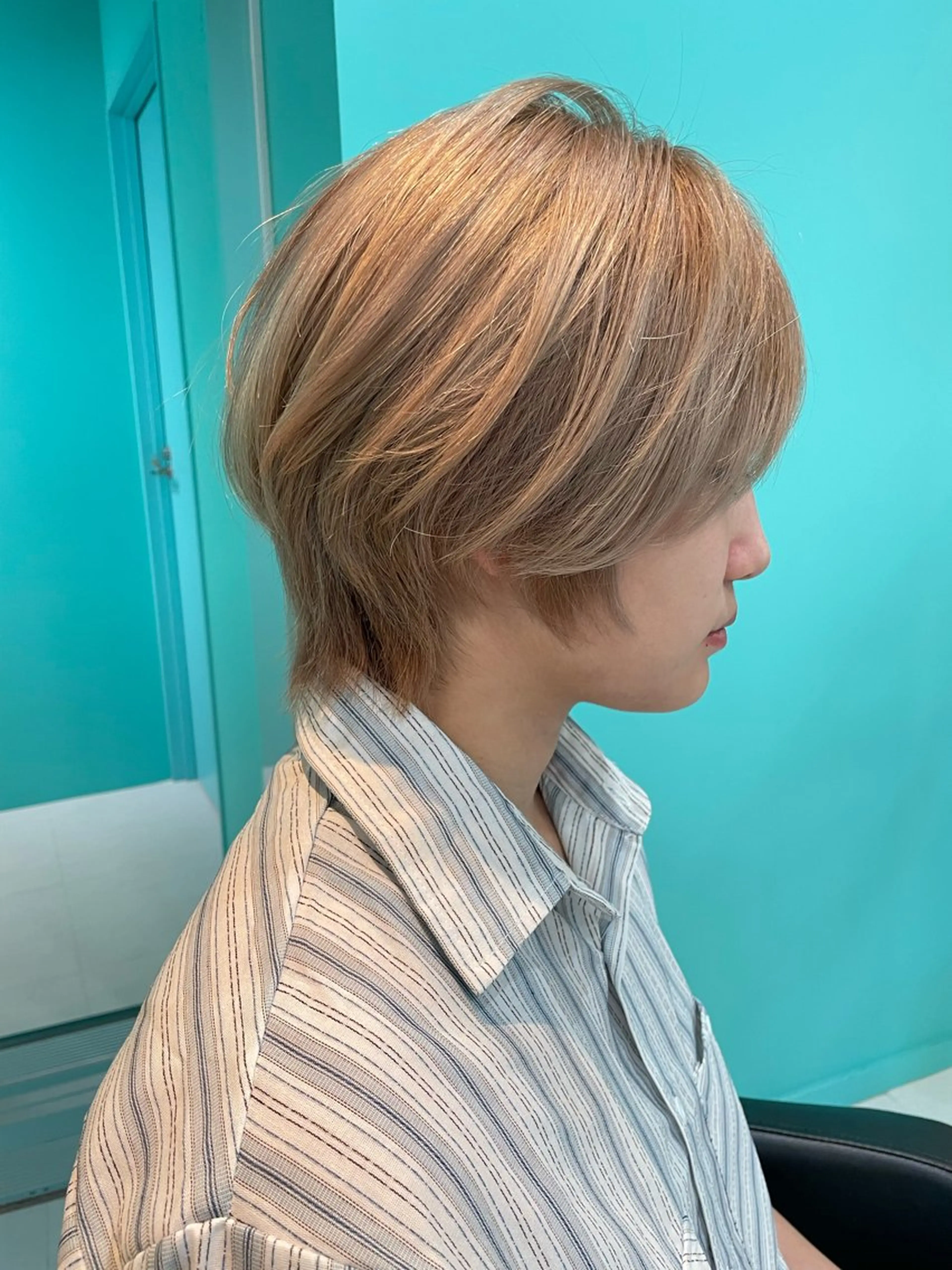 ショート カラー ブリーチ ダブルカラー ショートヘア ウルフカット カット ヘアカラー 🫧ショート/ボブ 池袋西口・泡渕✂️のヘアスタイル