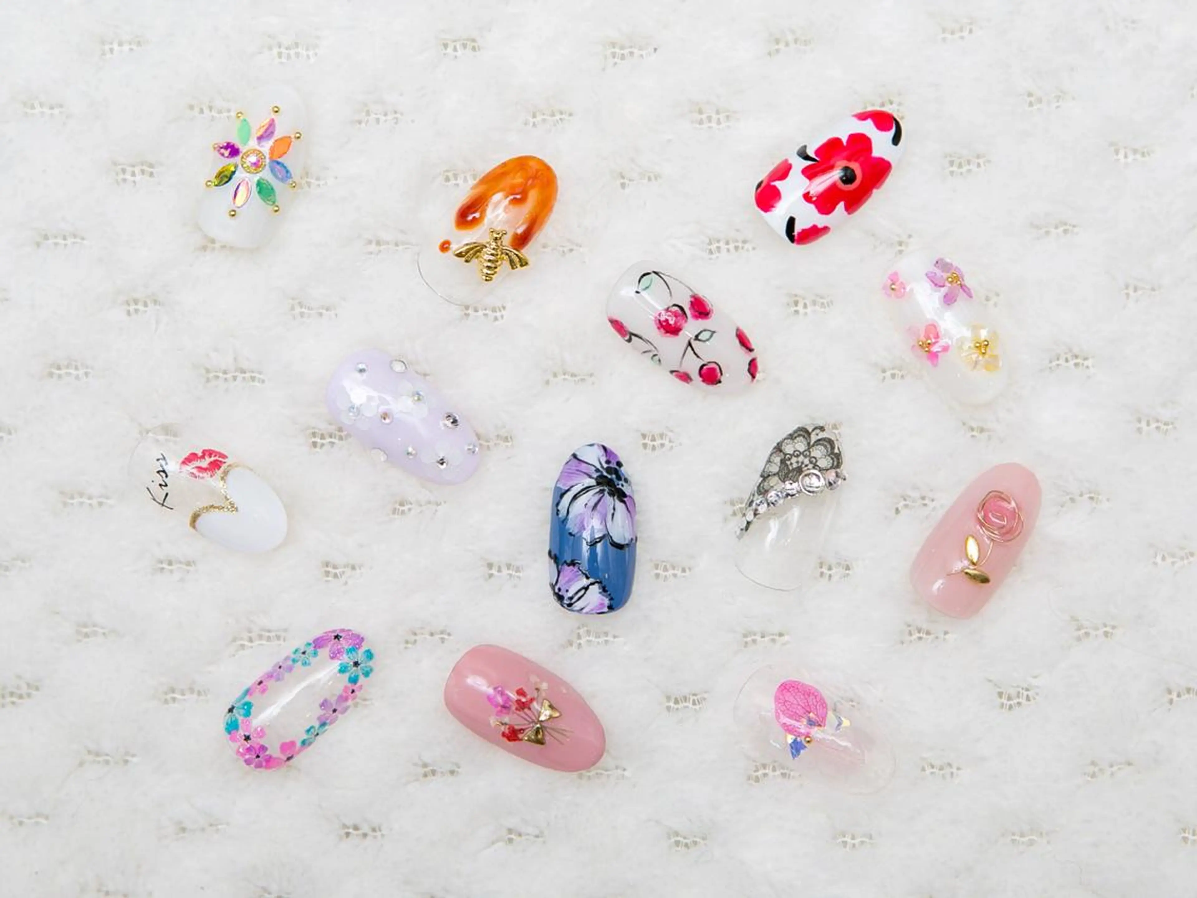 ネイル アートネイル 春ネイル バレンタイン nail salon Soeurのネイルデザイン