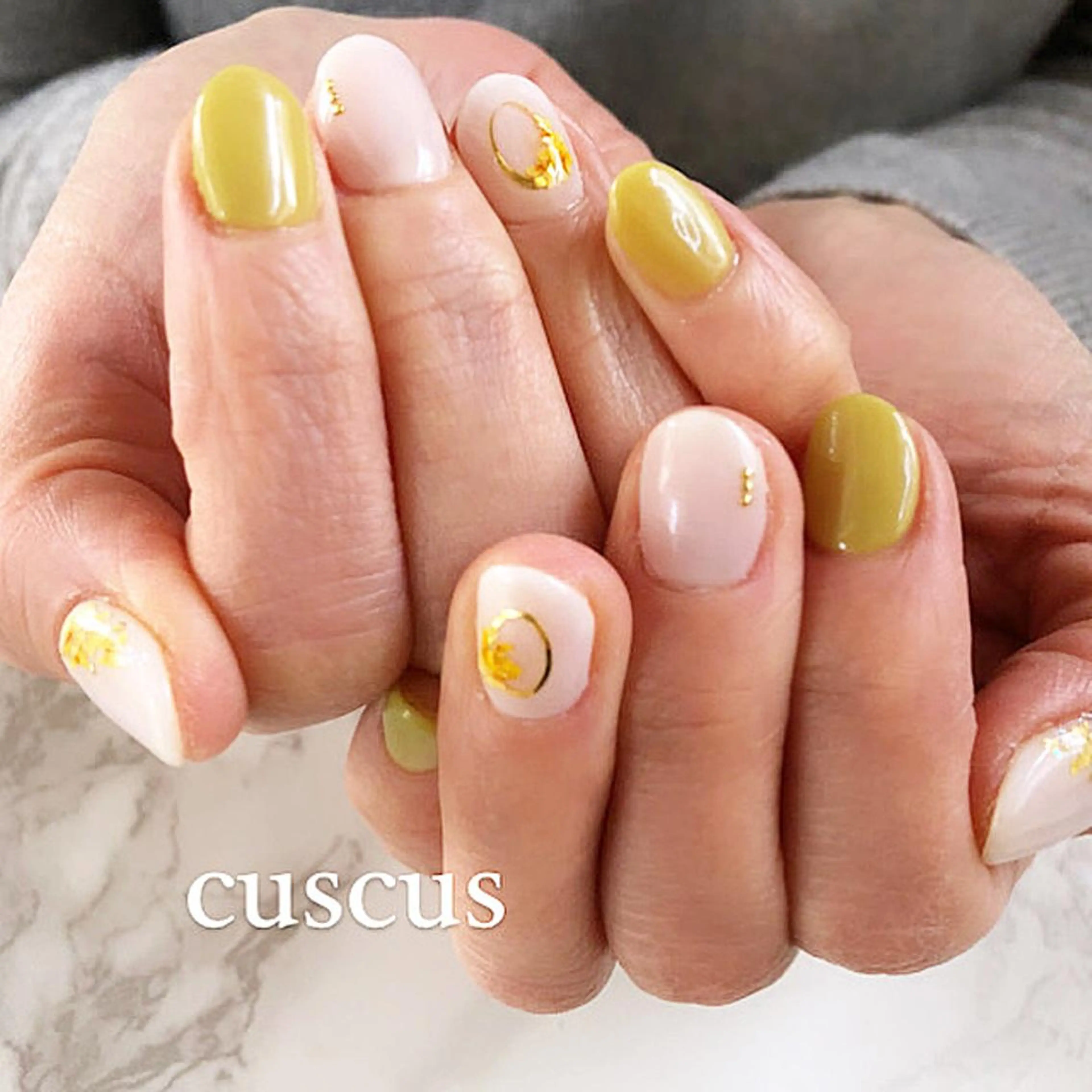 ネイル ハンドネイル ＣＵＳＣＵＳ …ｔ.akiのネイルデザイン