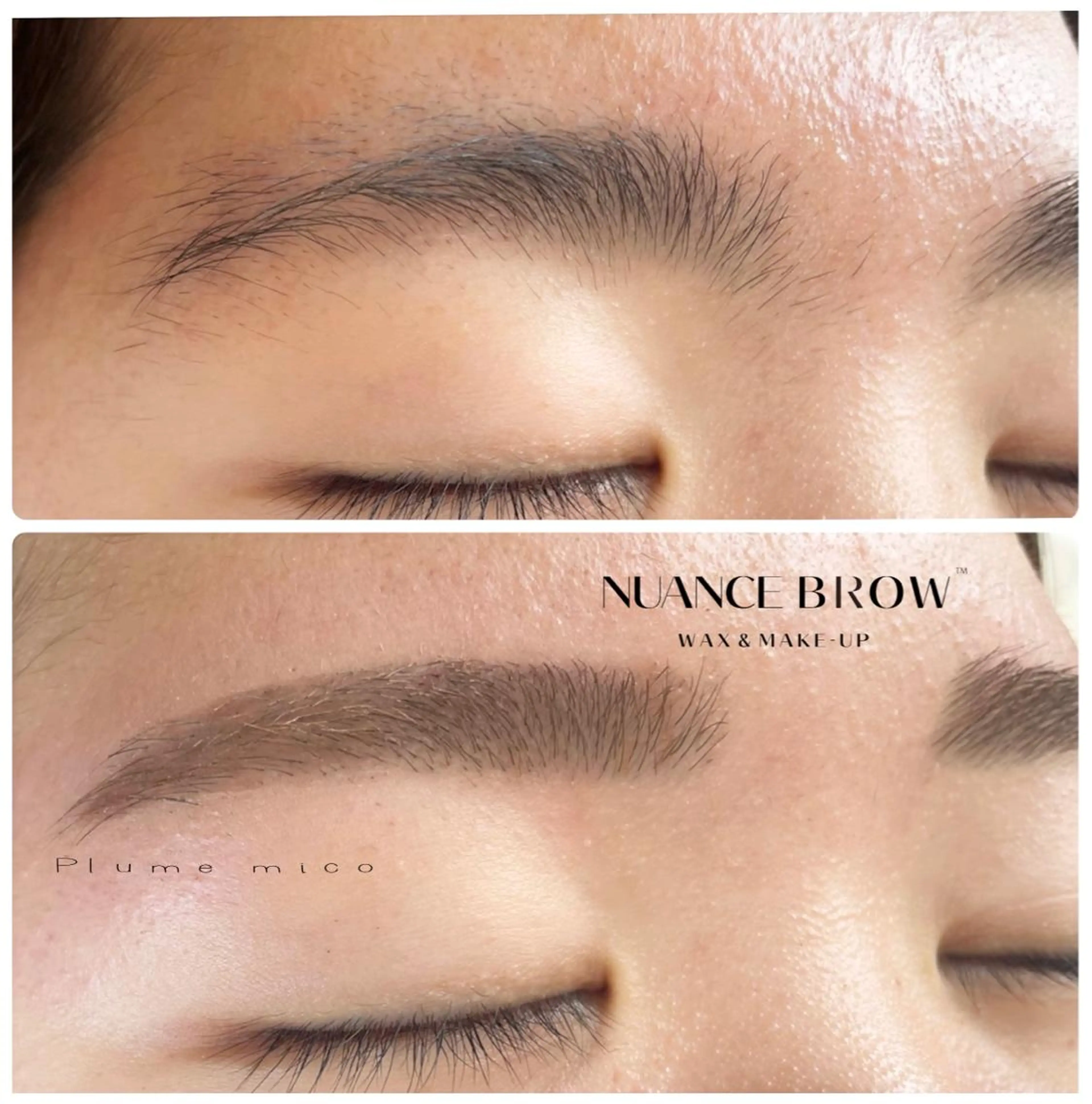 アイブロウ ワックス脱毛 Plume micoのマツエク・マツパデザイン
