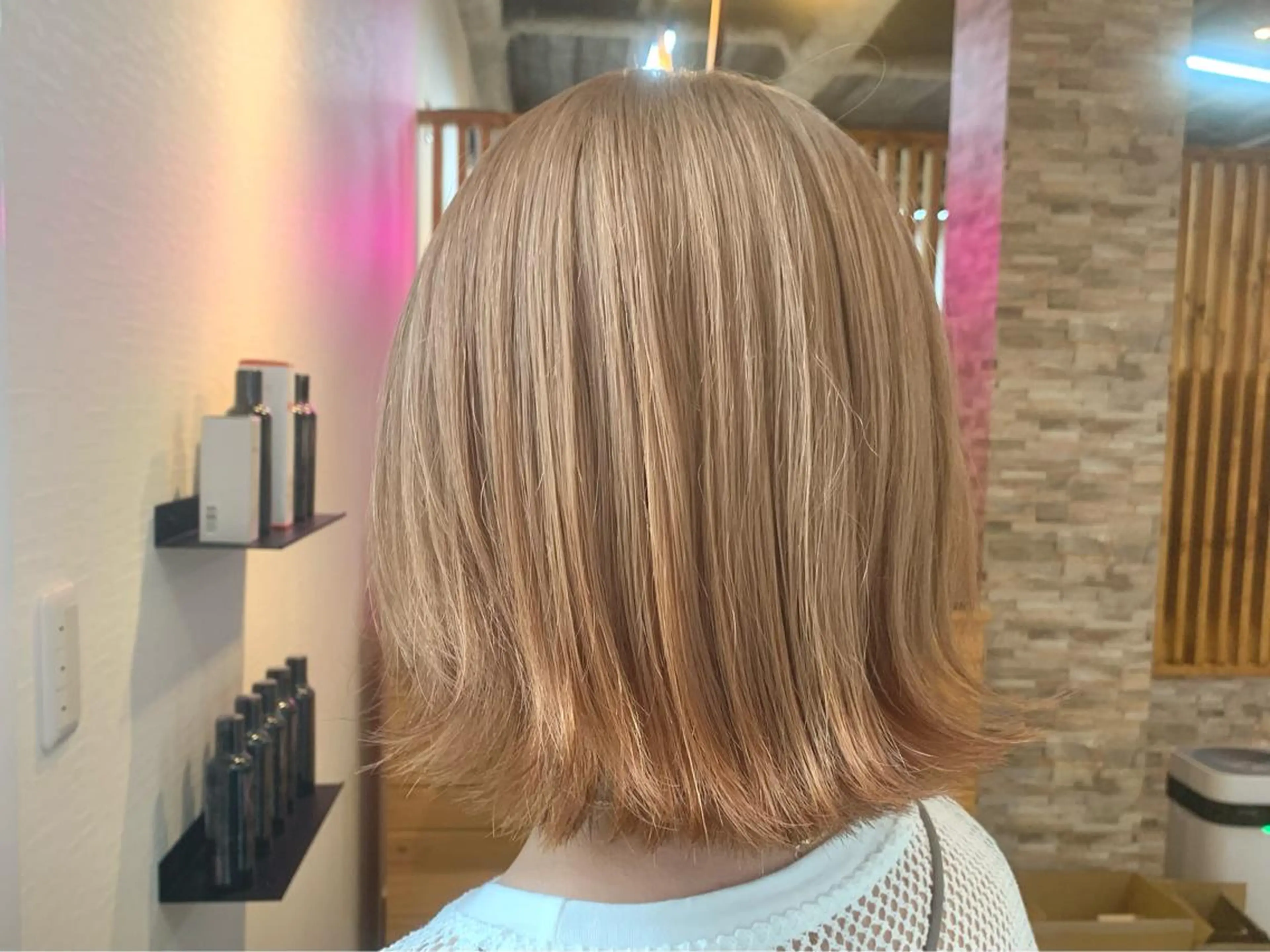 ミディアム 吉田 聡一のヘアスタイル