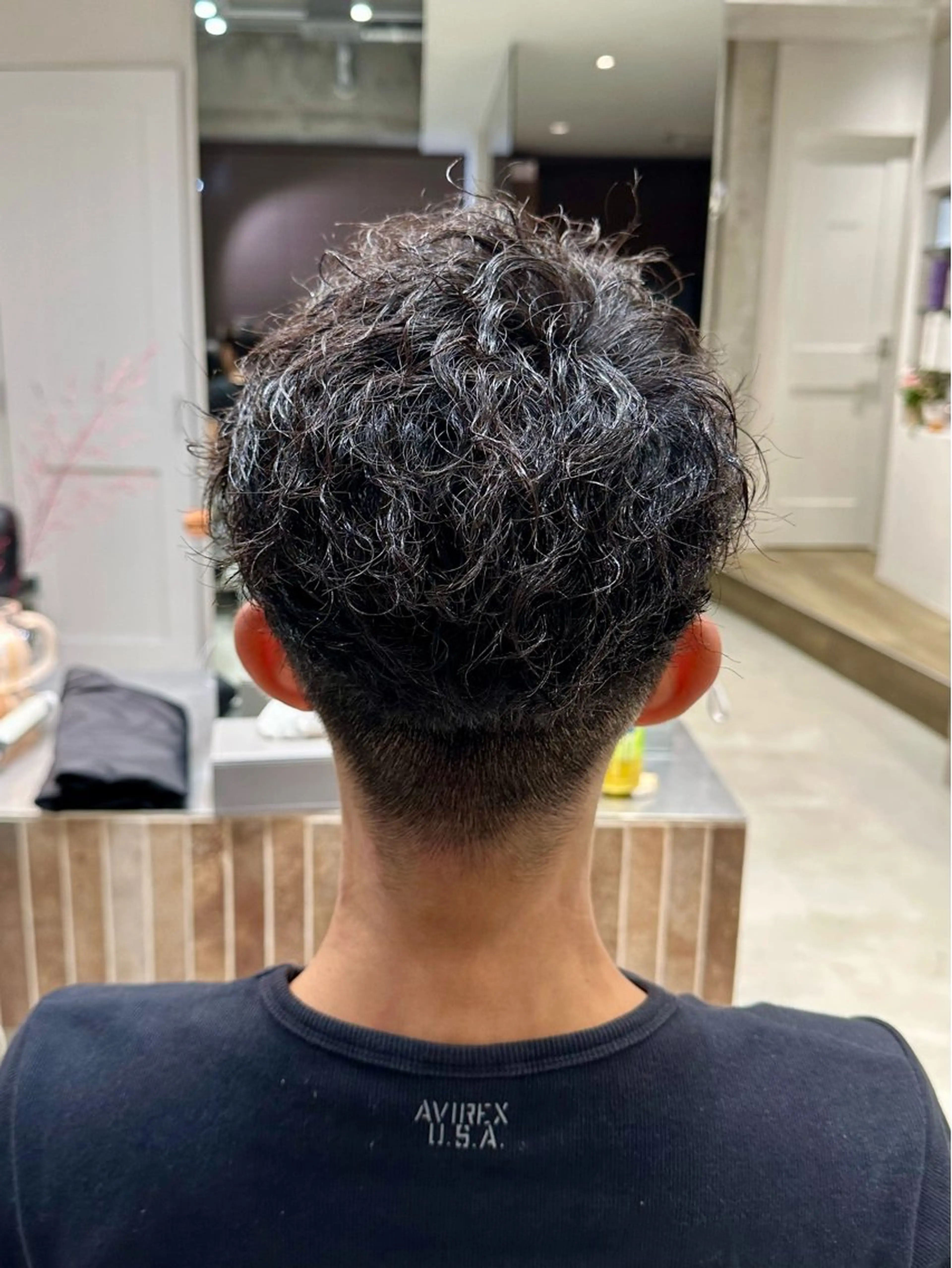 ショート パーマ メンズ カット パーマ 横浜/メンズ特化/ Farbe/田中颯斗のヘアスタイル