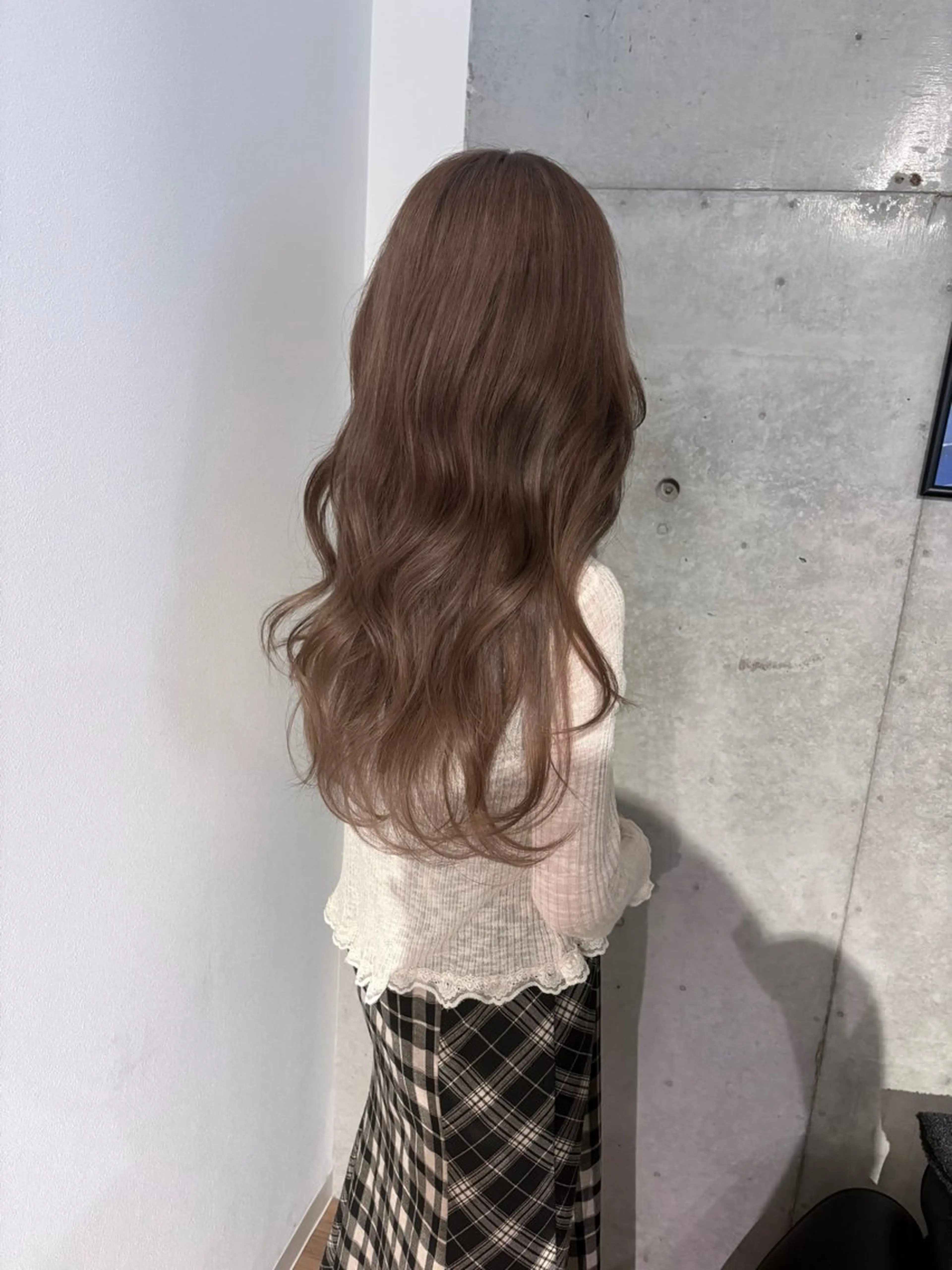 ロング ヘアカラー siki yuikaのヘアスタイル