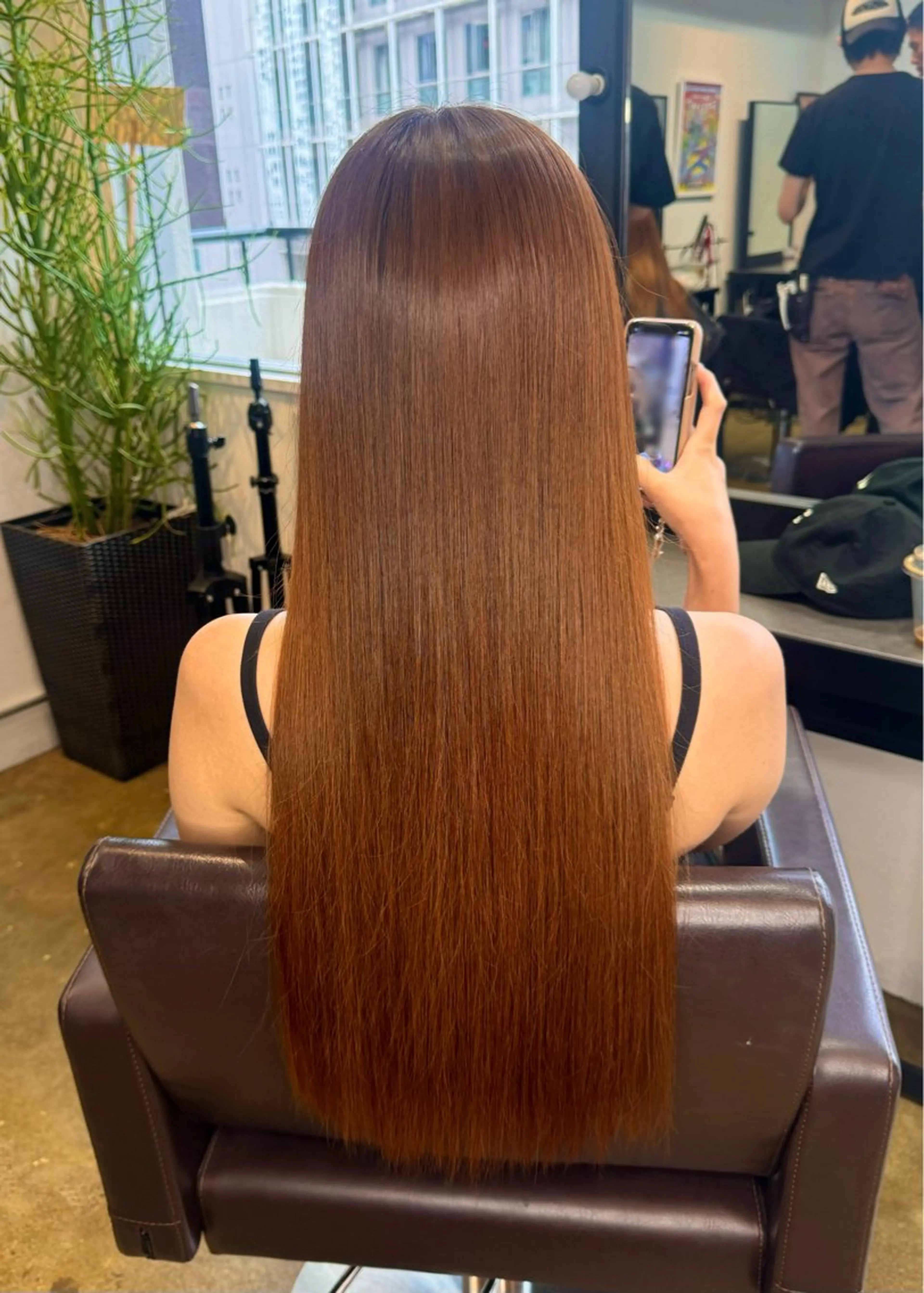 ロング ヘアカラー トリートメント エクステ/ダブル カラー/LISAのヘアスタイル