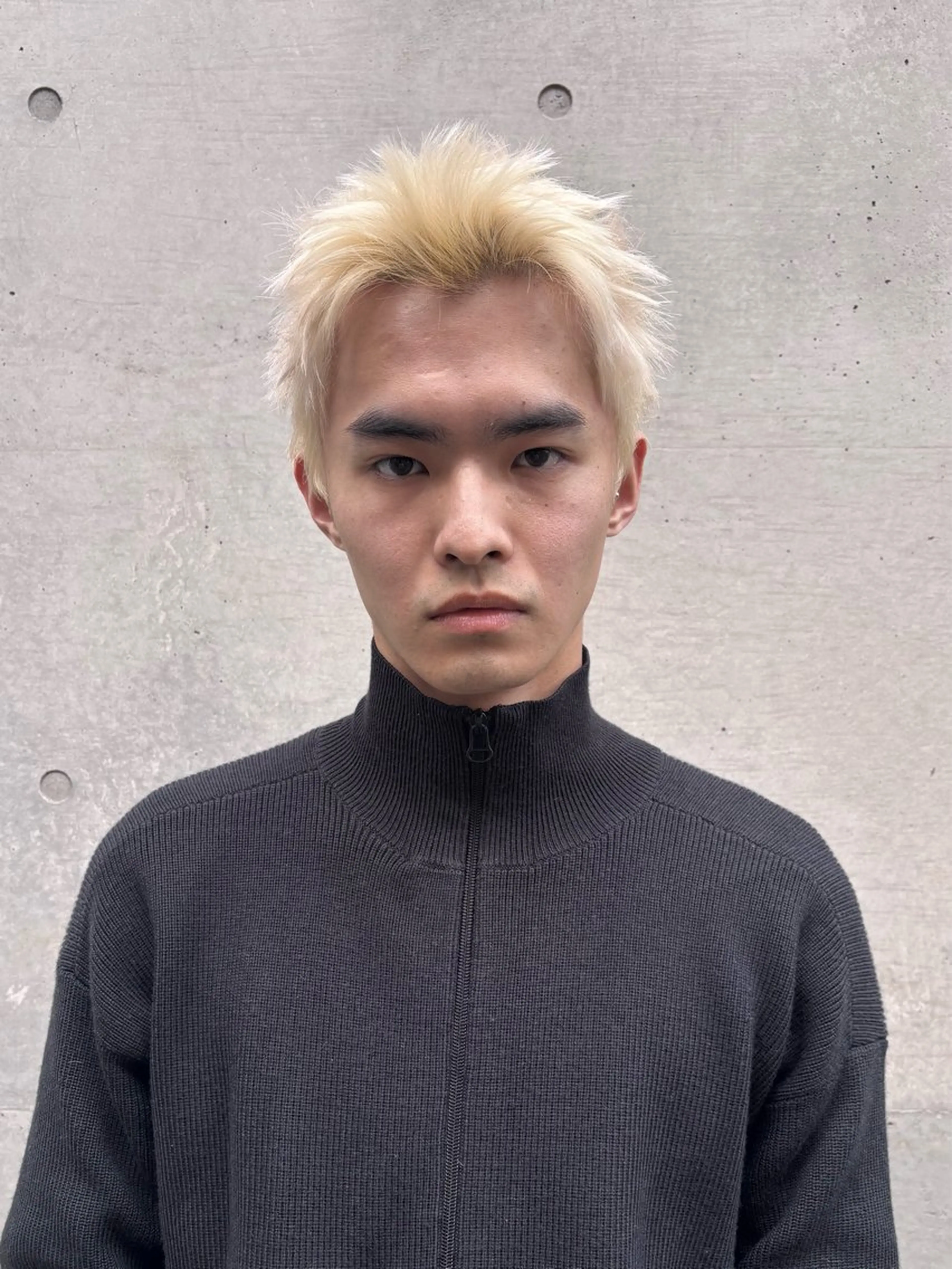 ショート メンズ カット ヘアカラー メンズ専門ブリー チカラー⚡️リュウジのヘアスタイル