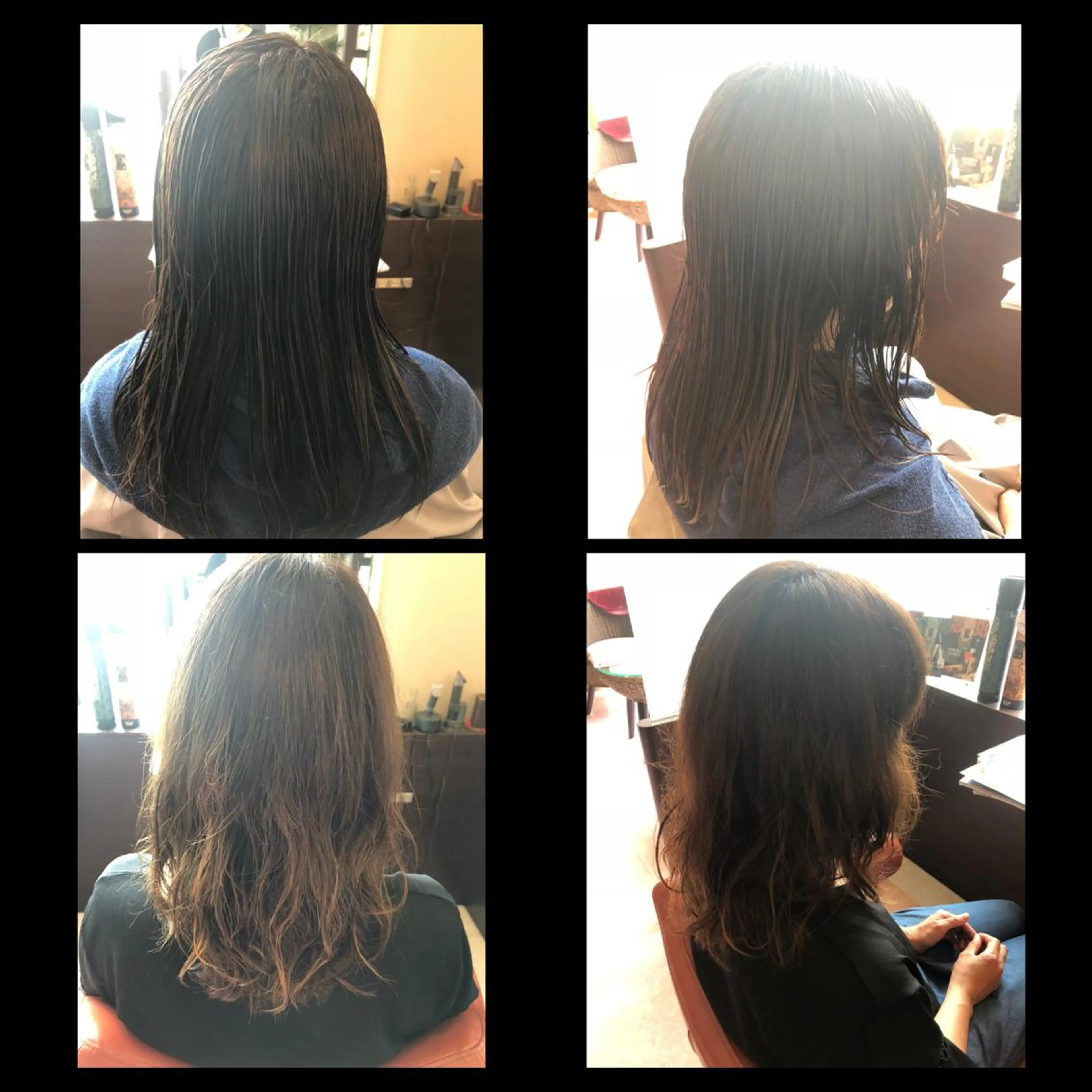 セミロング パーマ やまぐち まりんのヘアスタイル