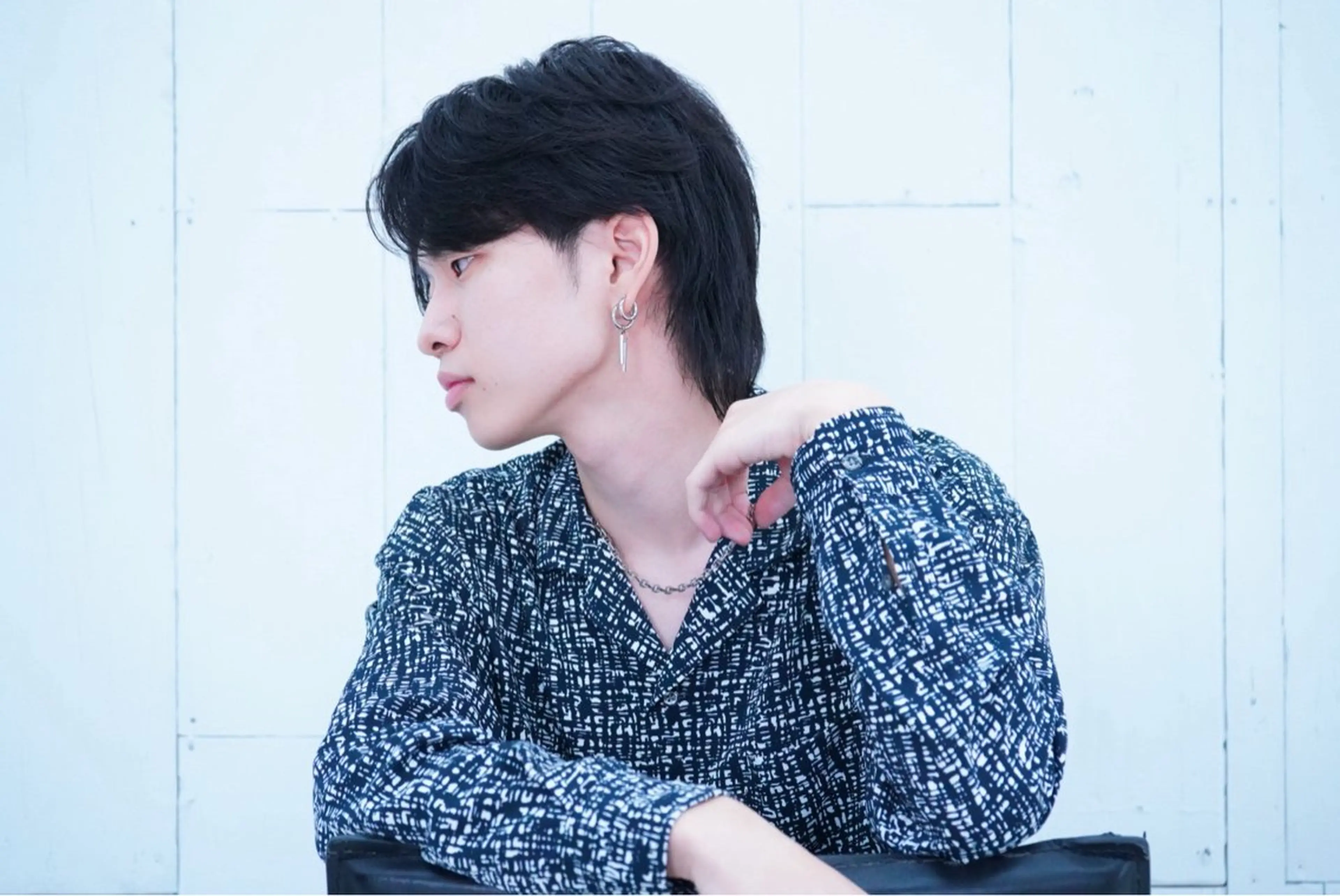 ミディアム ミディアムパーマ メンズ特化/茅ヶ崎 style磯貝裕介のヘアスタイル