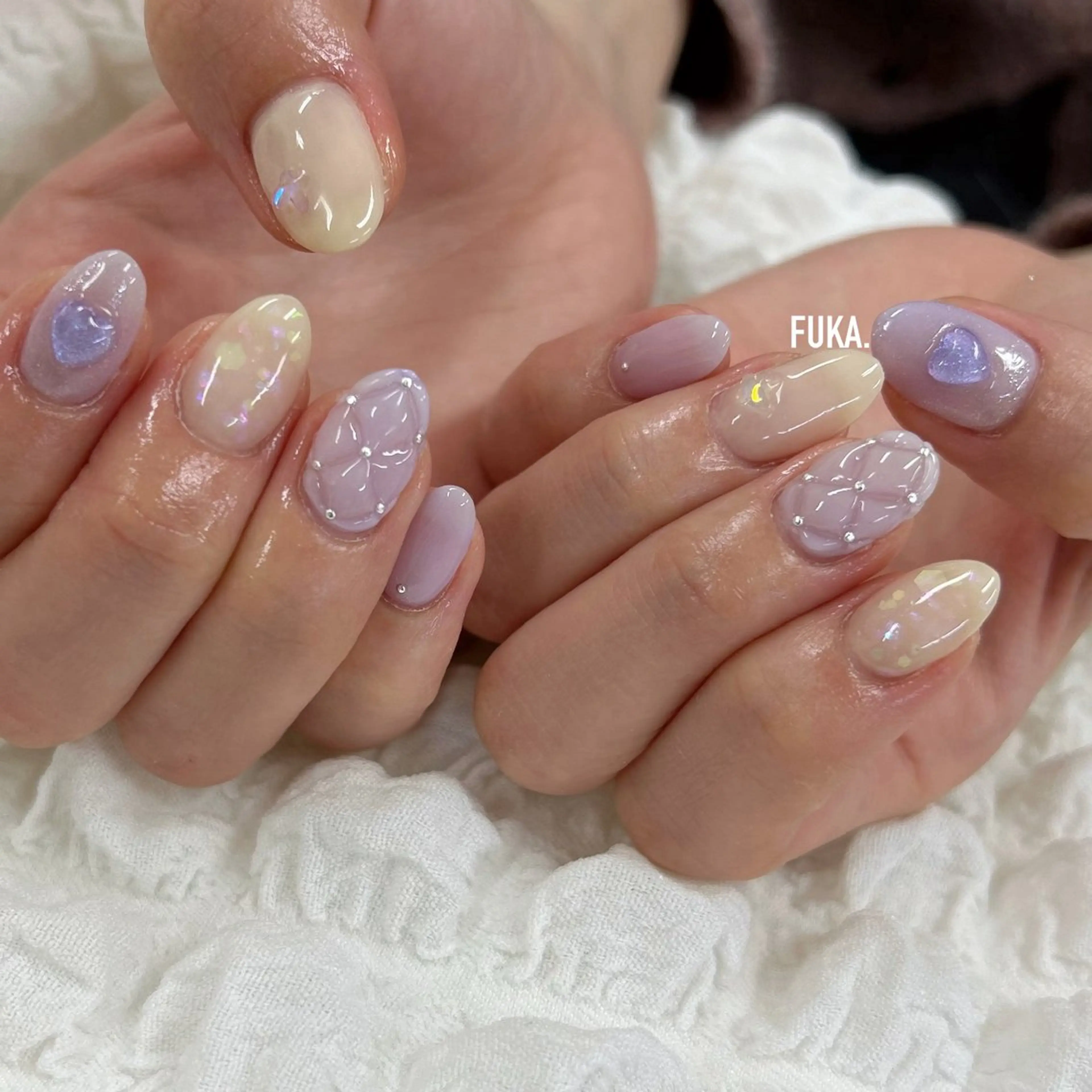 ネイル 持ち込み ハンドネイル ネイルサロンAnela【アネラ】所属・Nail♡Fuka. /4月予約受付中のネイルデザイン