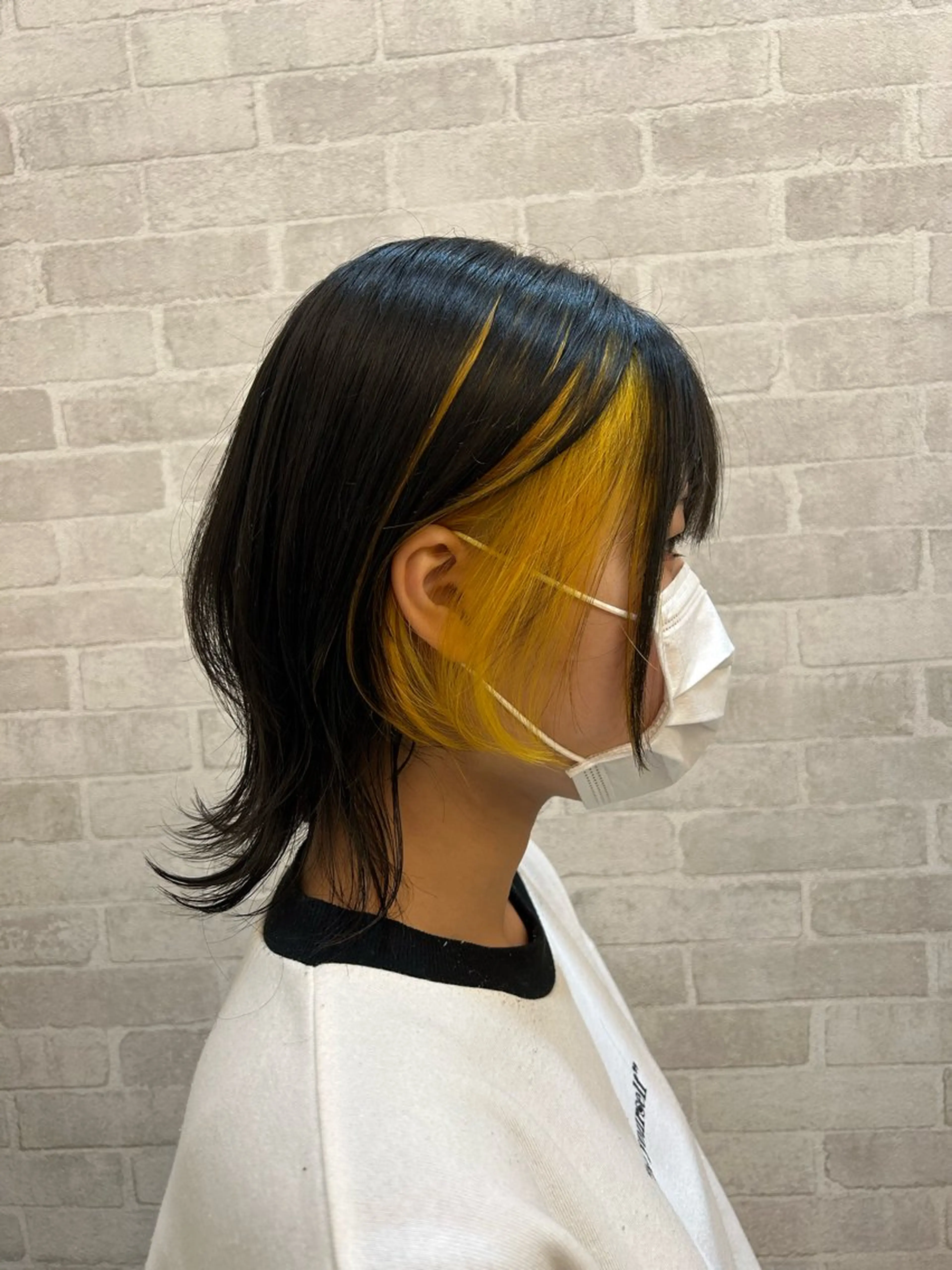 ☁️ダメージ94%軽減☆イヤリングーカラー＋カット☁️の写真