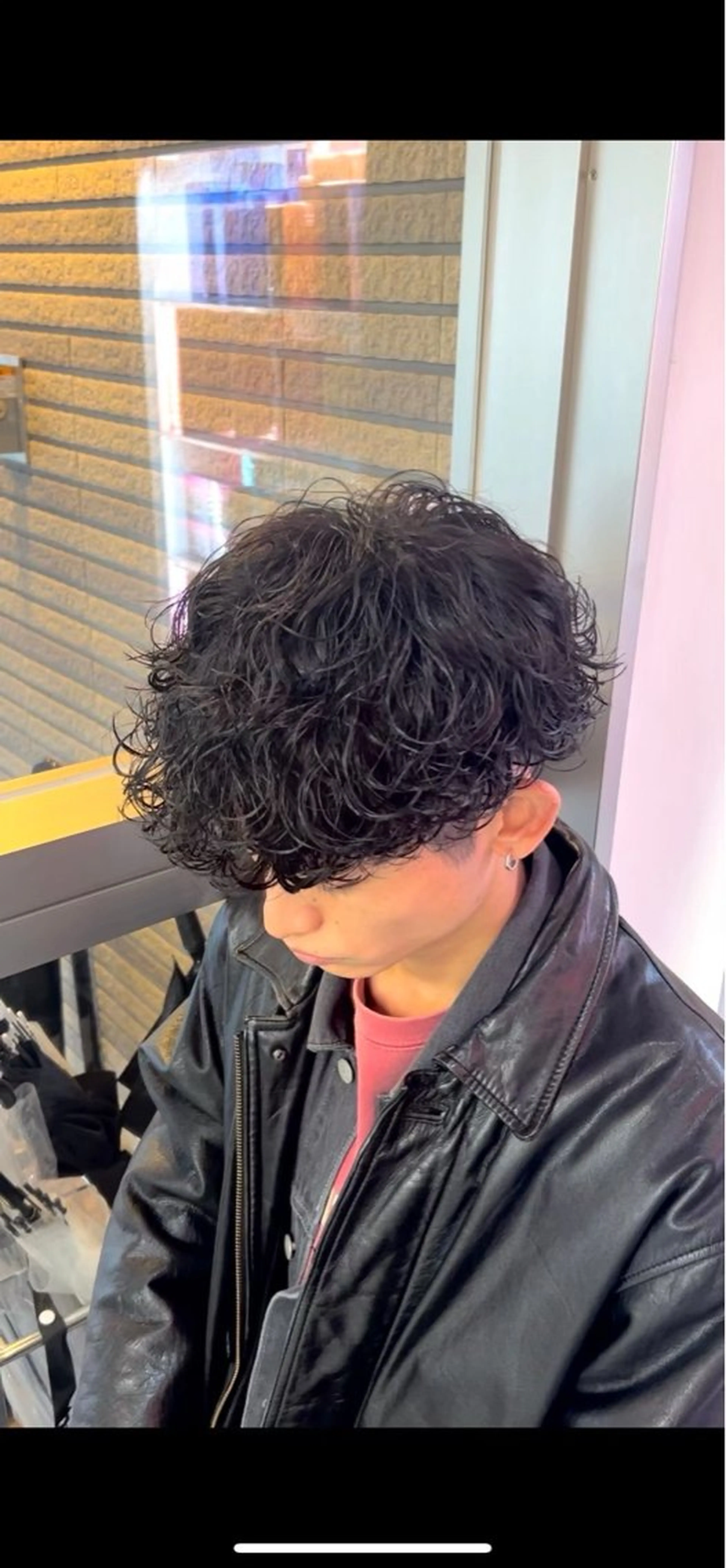 ミディアム カラー パーマ メンズ カット ヘッドスパ ヘアセット メンズパーマ特化 🔥韓国ヘア職人🔥のヘアスタイル