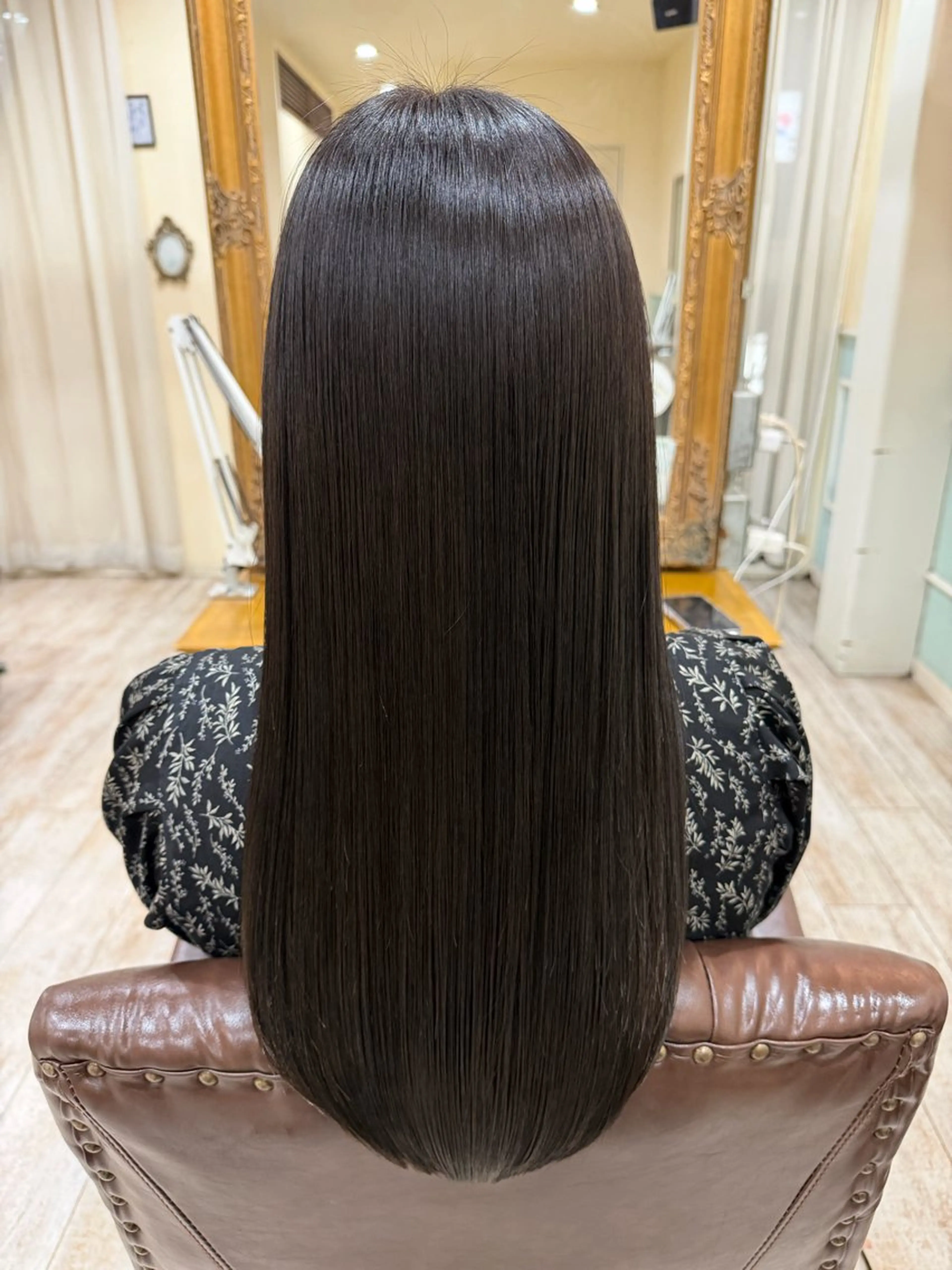 ロング カラー 髪質改善 レイヤーカット 縮毛矯正 カット ヘアカラー 縮毛矯正 トリートメント 新越谷noble店長 松本拓也▶◀*.のヘアスタイル