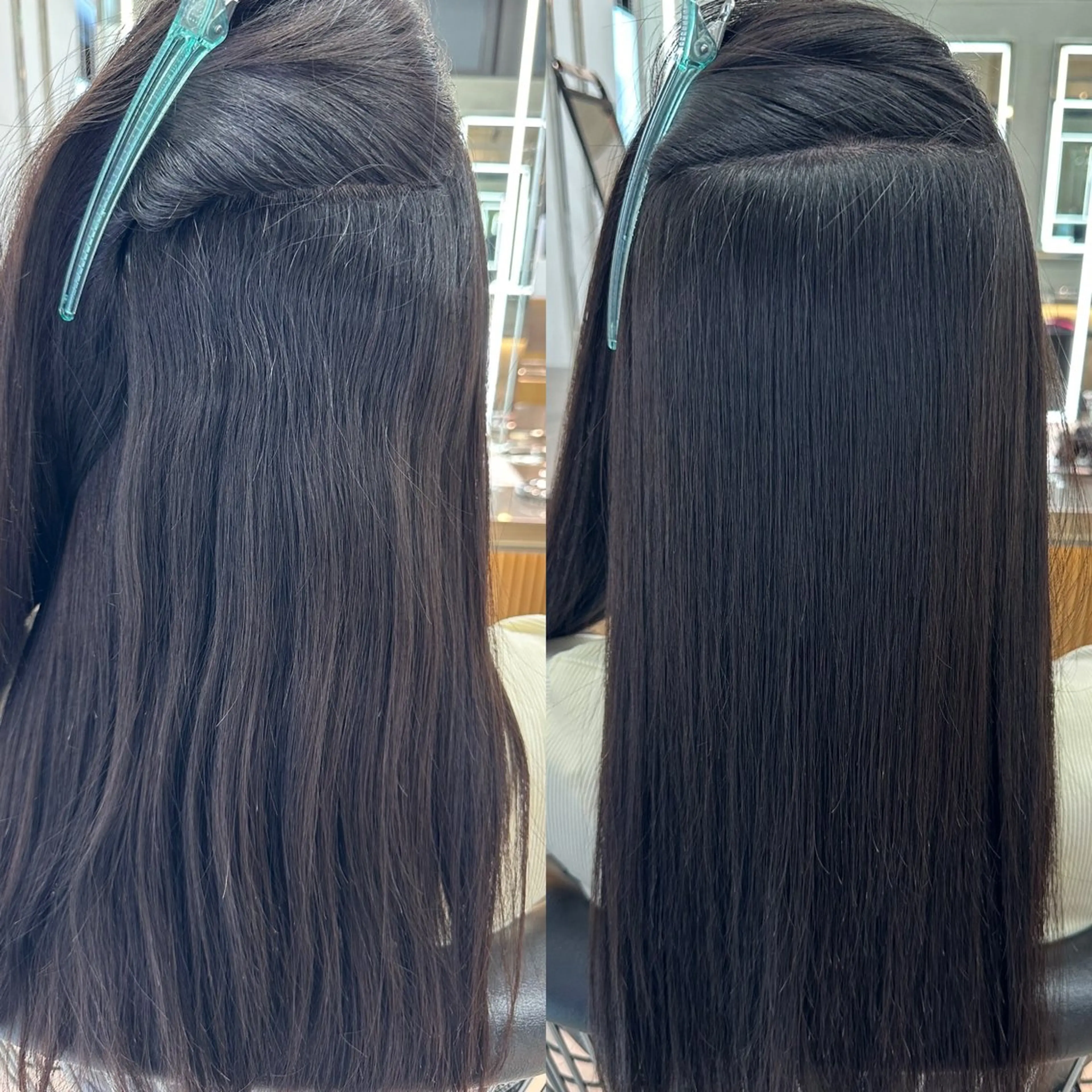 ロング カット 縮毛矯正 トリートメント ✨髪質改善特化✨副 店長椎葉信乃介のヘアスタイル