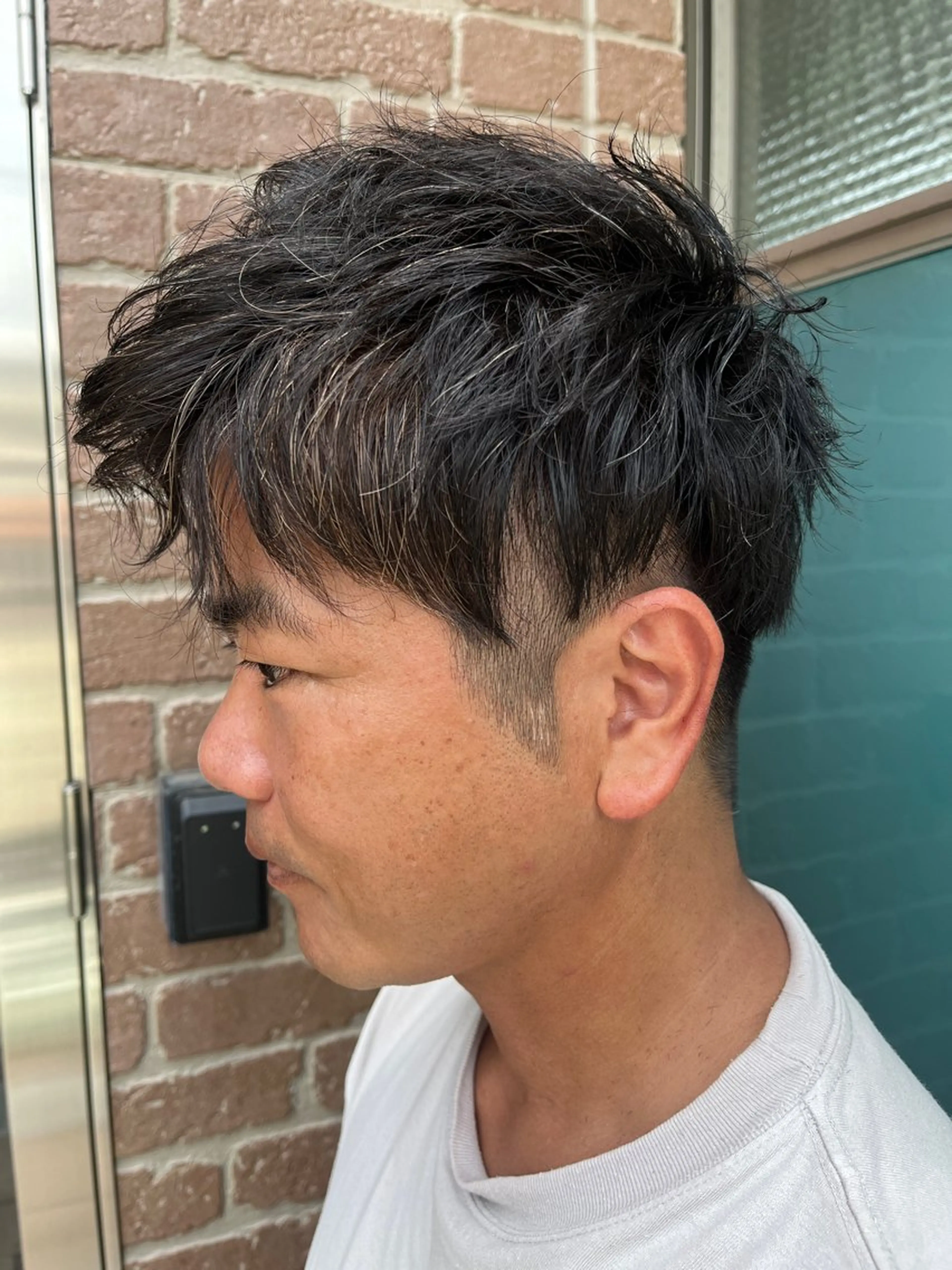 ショート メンズ カット パーマ 久木原 ゆりのヘアスタイル