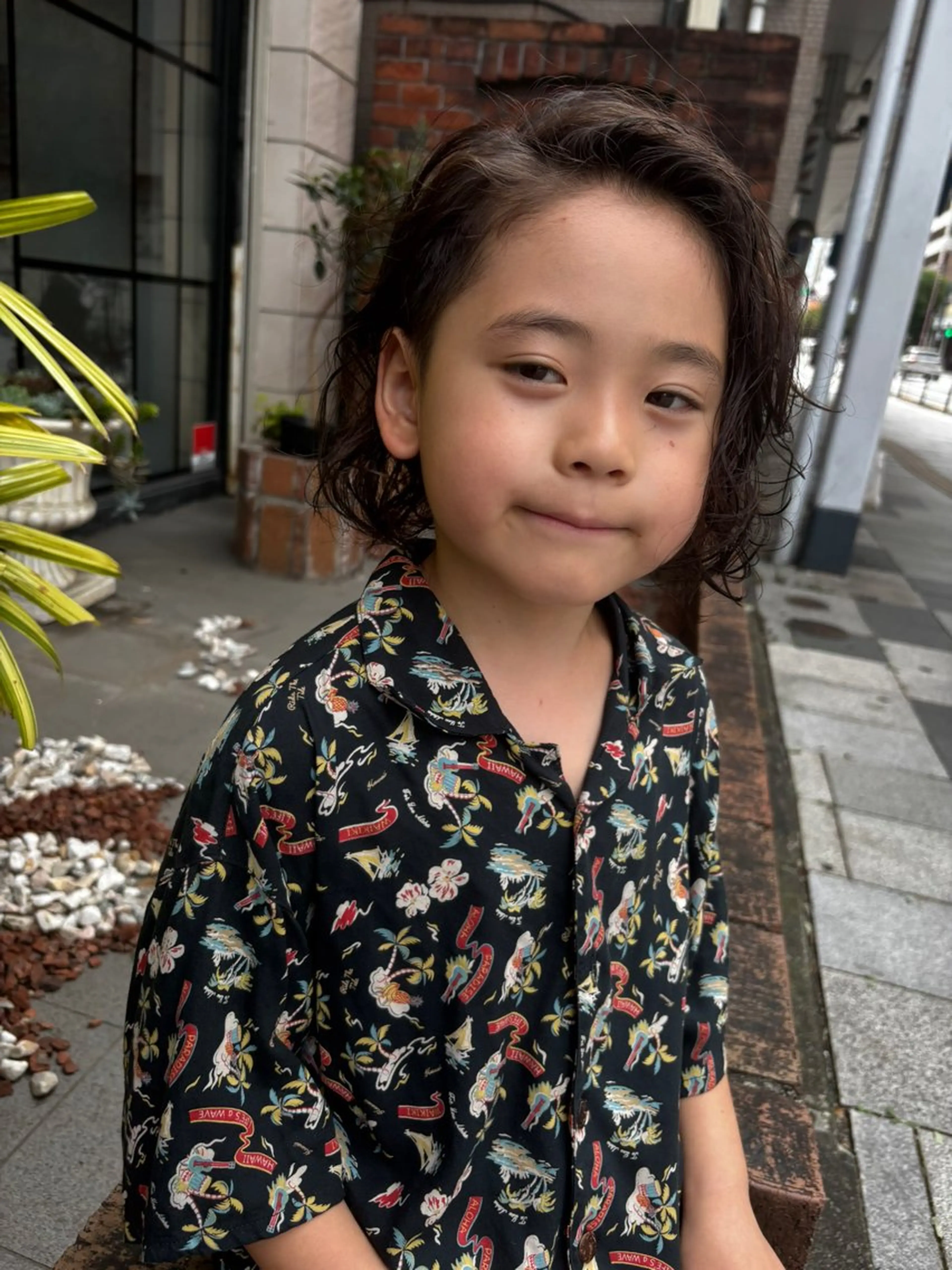 ミディアム キッズ 大人可愛い🧸 艶髪✨かおるのヘアスタイル