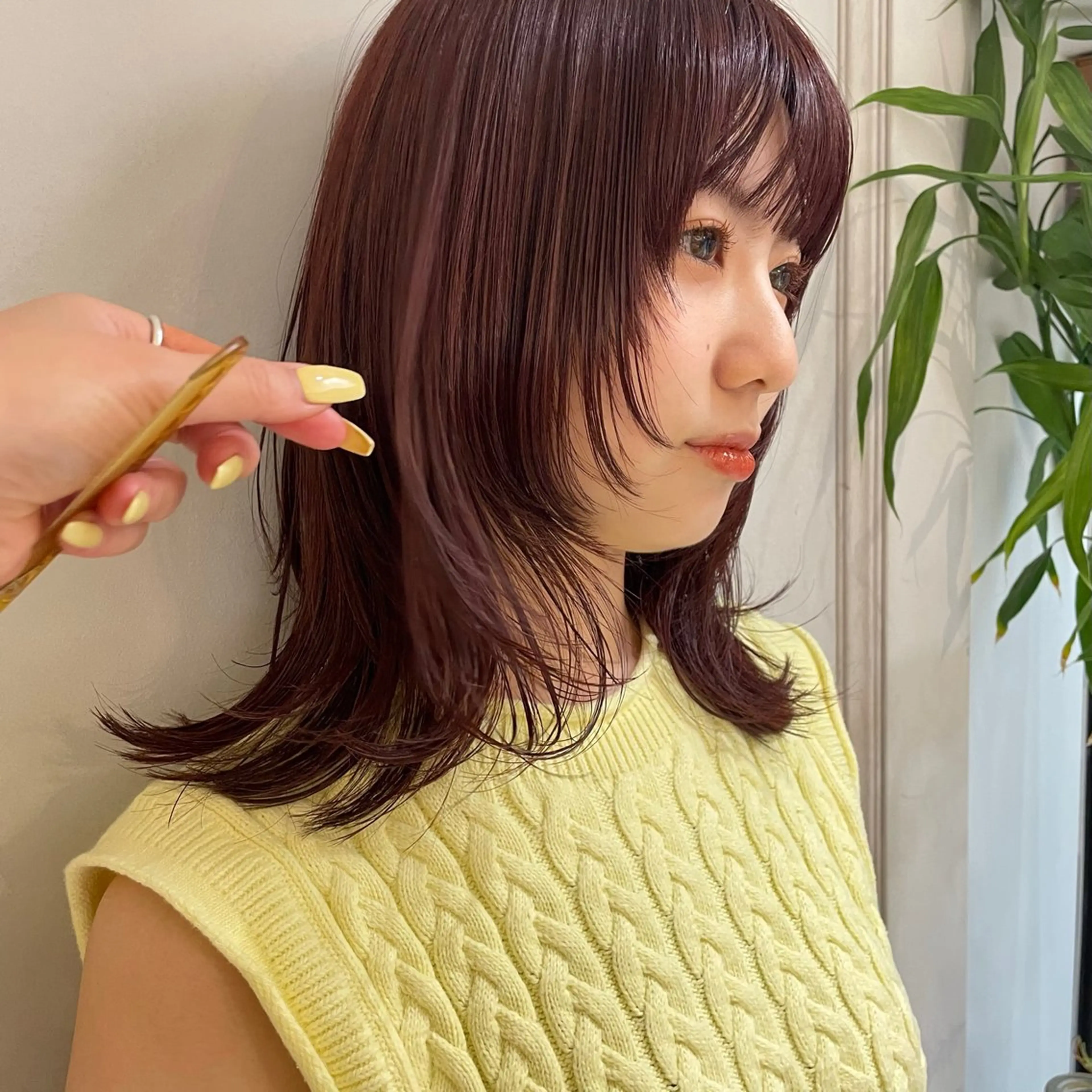 ミディアム レイヤー🩰顔まわり /透明感/kanaのヘアスタイル